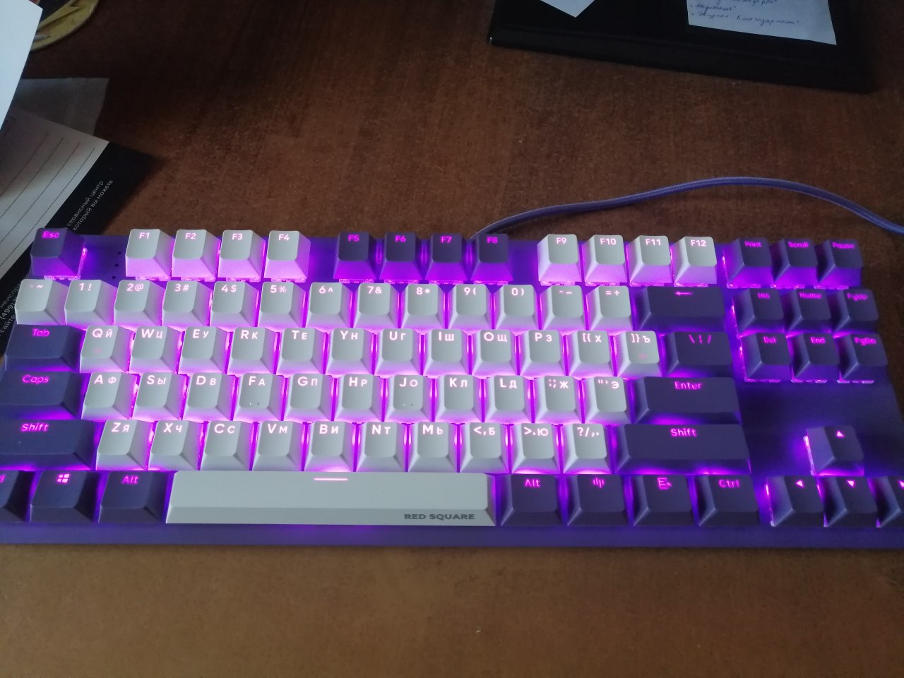 Red square keyrox tkl equinox