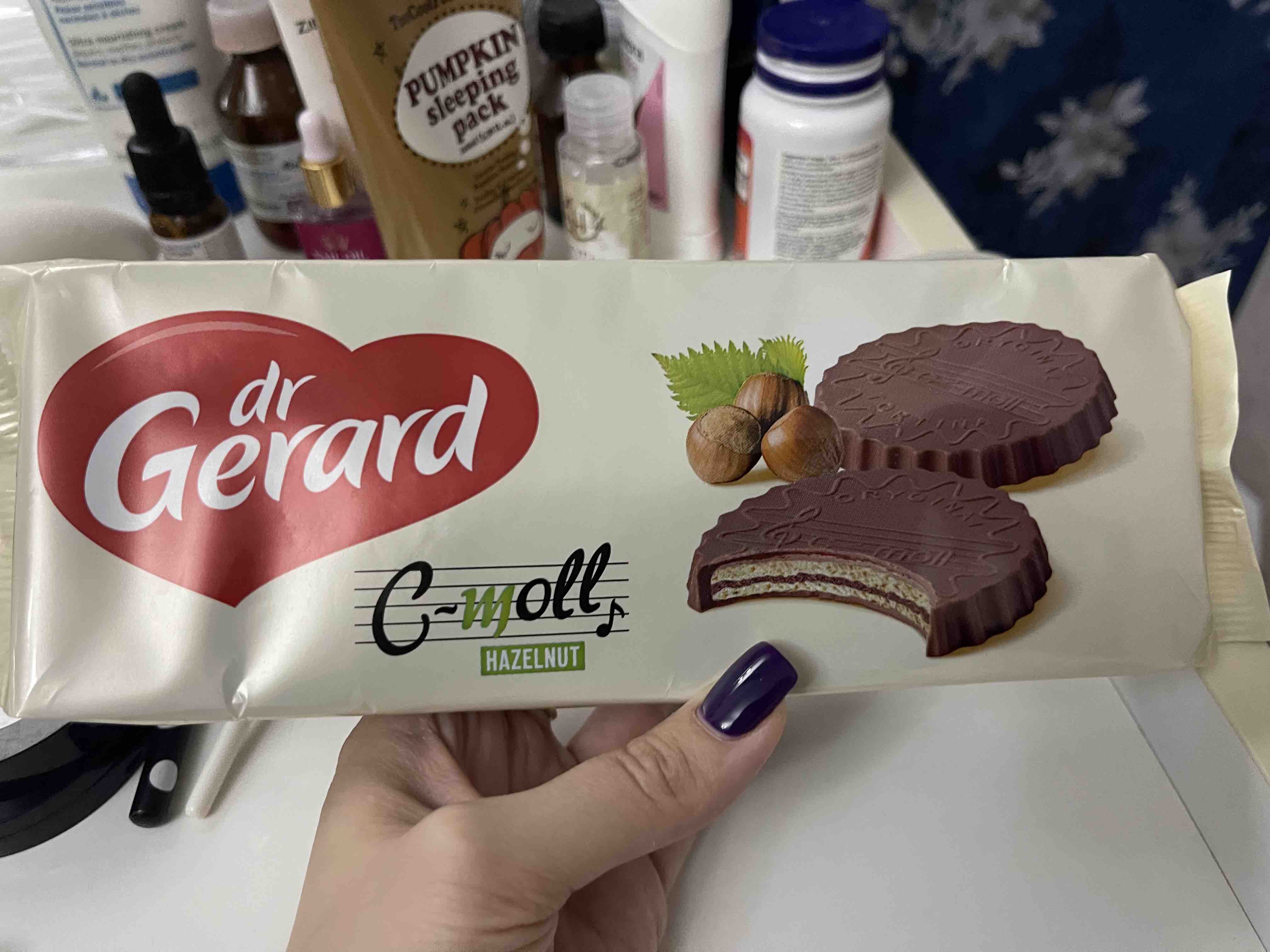 Купить вафли Dr Gerard | До-минор, в шоколадной глазури, с кремом какао ...