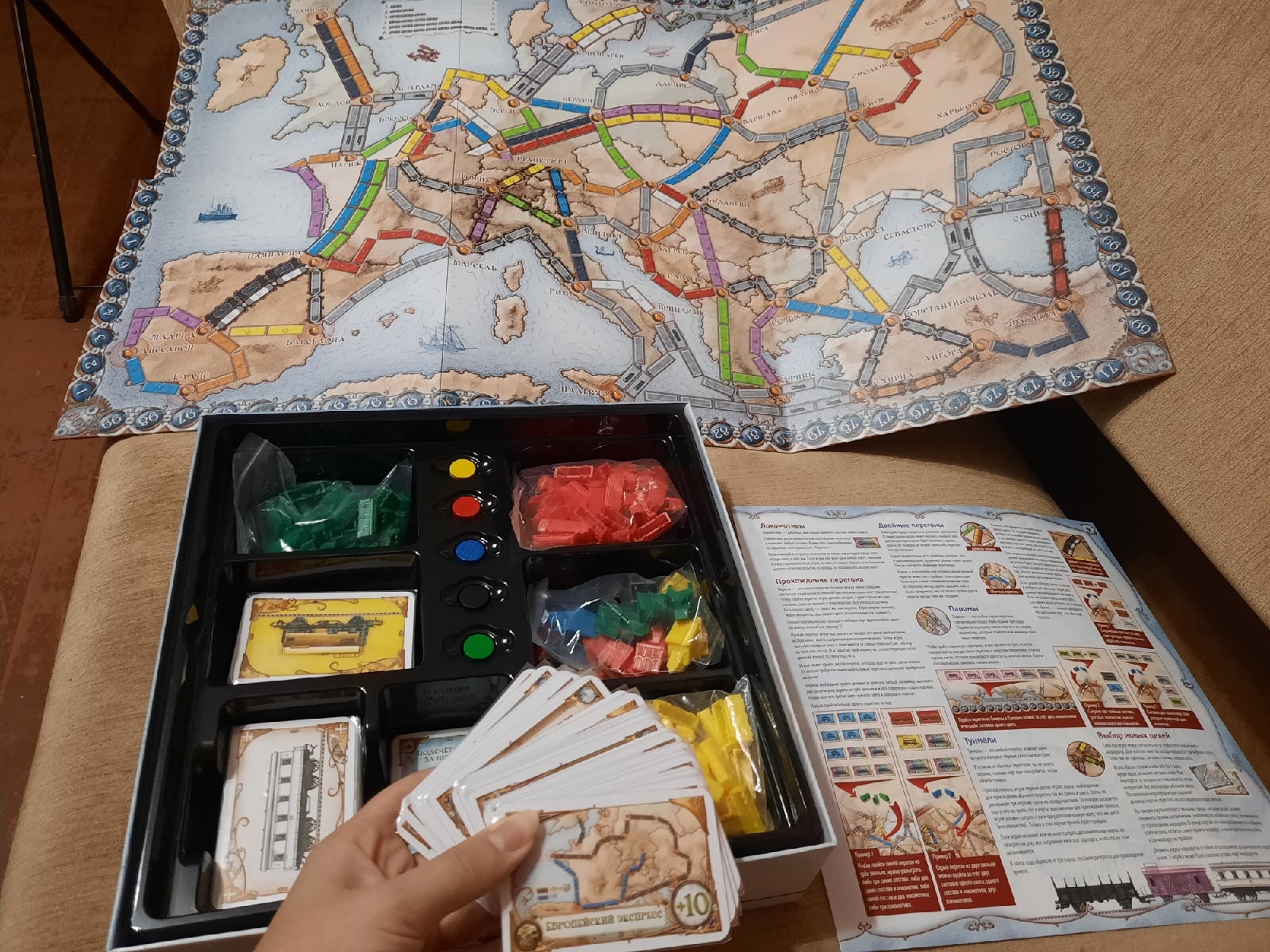 Отзывы о настольные ролевые игры Hobby World Ticket to Ride Европа 31458 -  отзывы покупателей на Мегамаркет | настольные игры 31458 - 100000583938