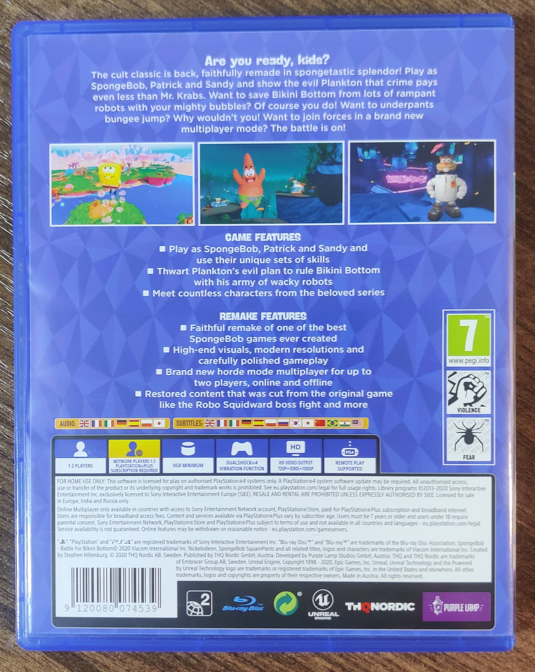 Игра SpongeBob SquarePants: Battle For Bikini Bottom - Rehydrated для  PlayStation 4 - купить в Москве, цены в интернет-магазинах Мегамаркет