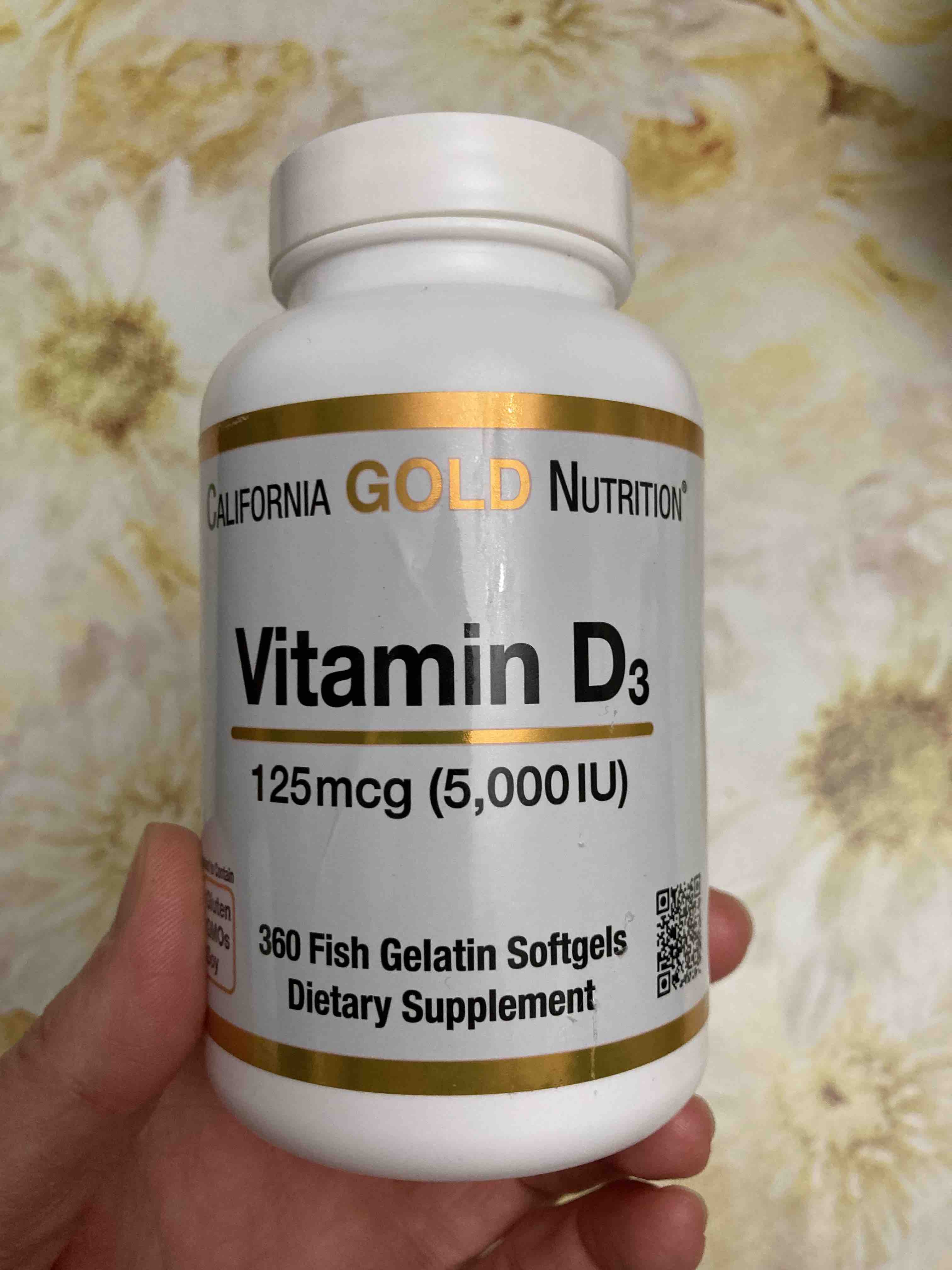 California gold nutrition vitamin d3 5000 iu