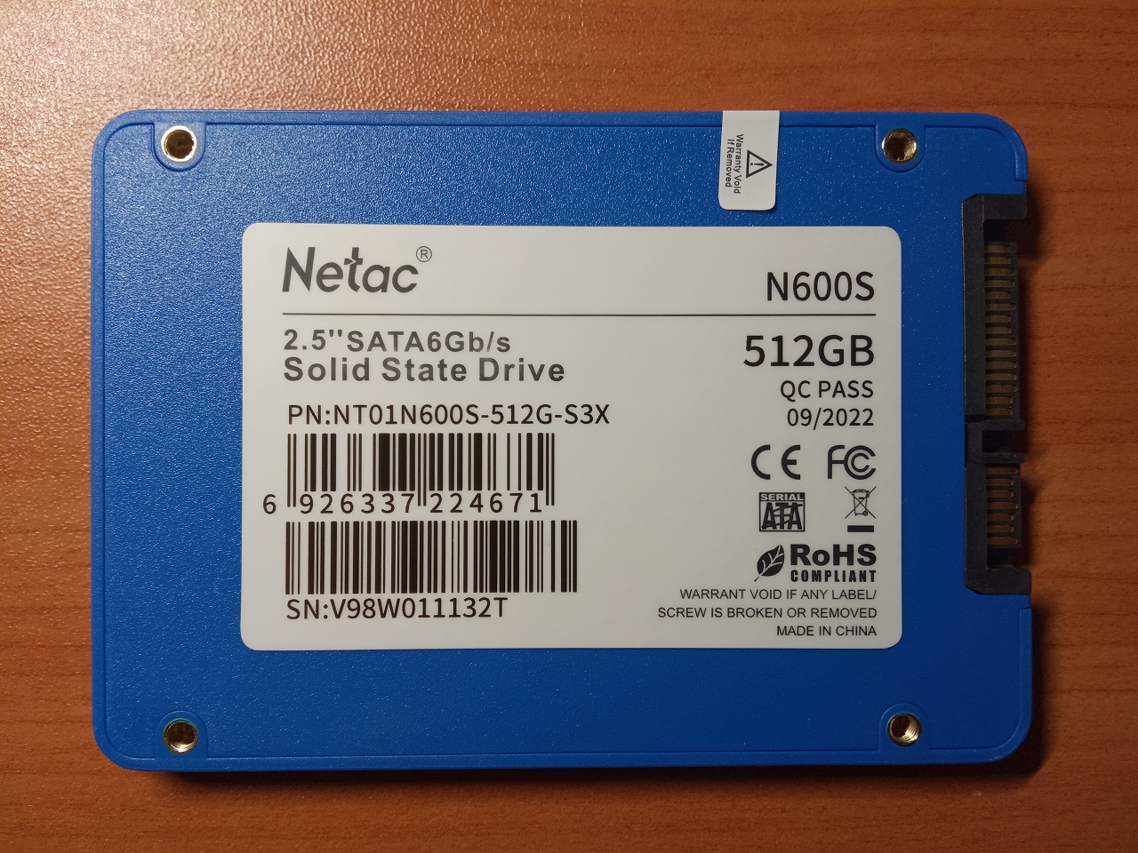 SSD диск Netac N600S 512ГБ (NT01N600S-512G-S3X) - отзывы покупателей на  Мегамаркет | 100028173853