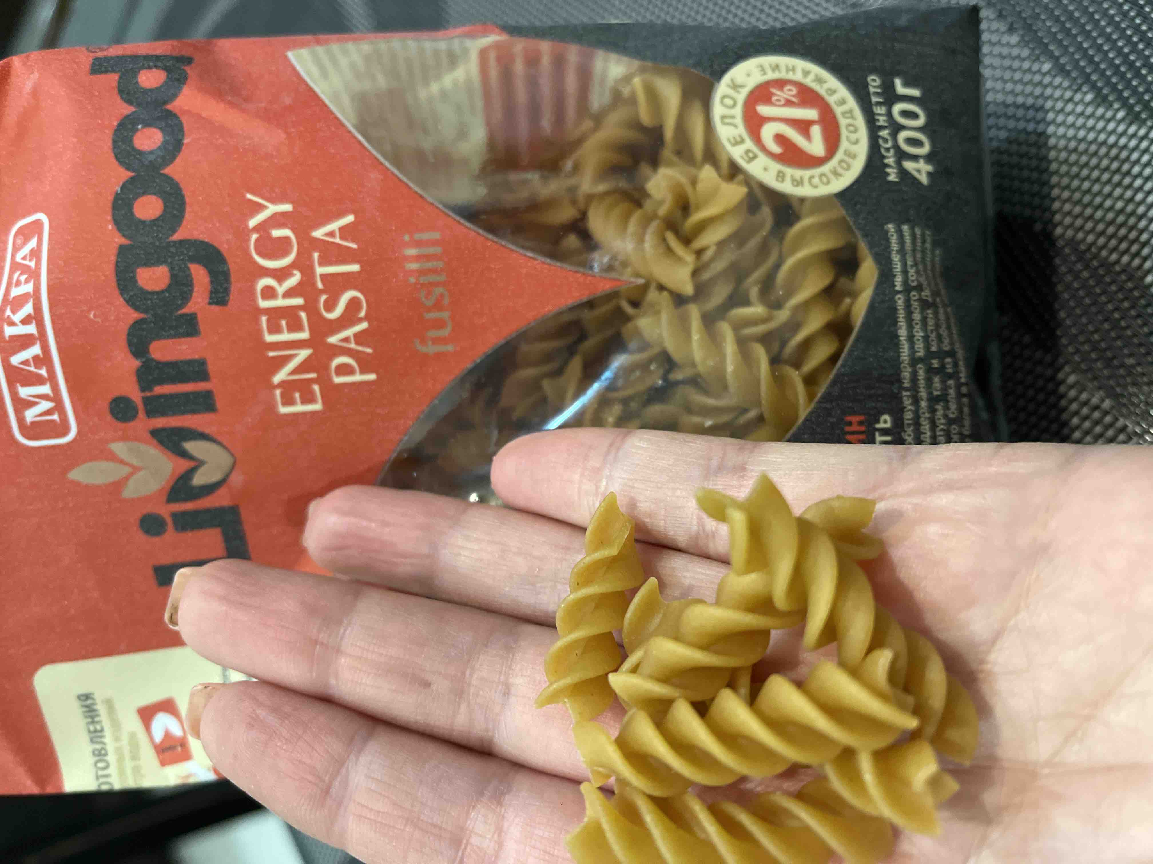 Макароны Makfa Livingood Energy Pasta Fusilli высокобелковые 400г - отзывы  покупателей на маркетплейсе Мегамаркет | Артикул: 100028049515