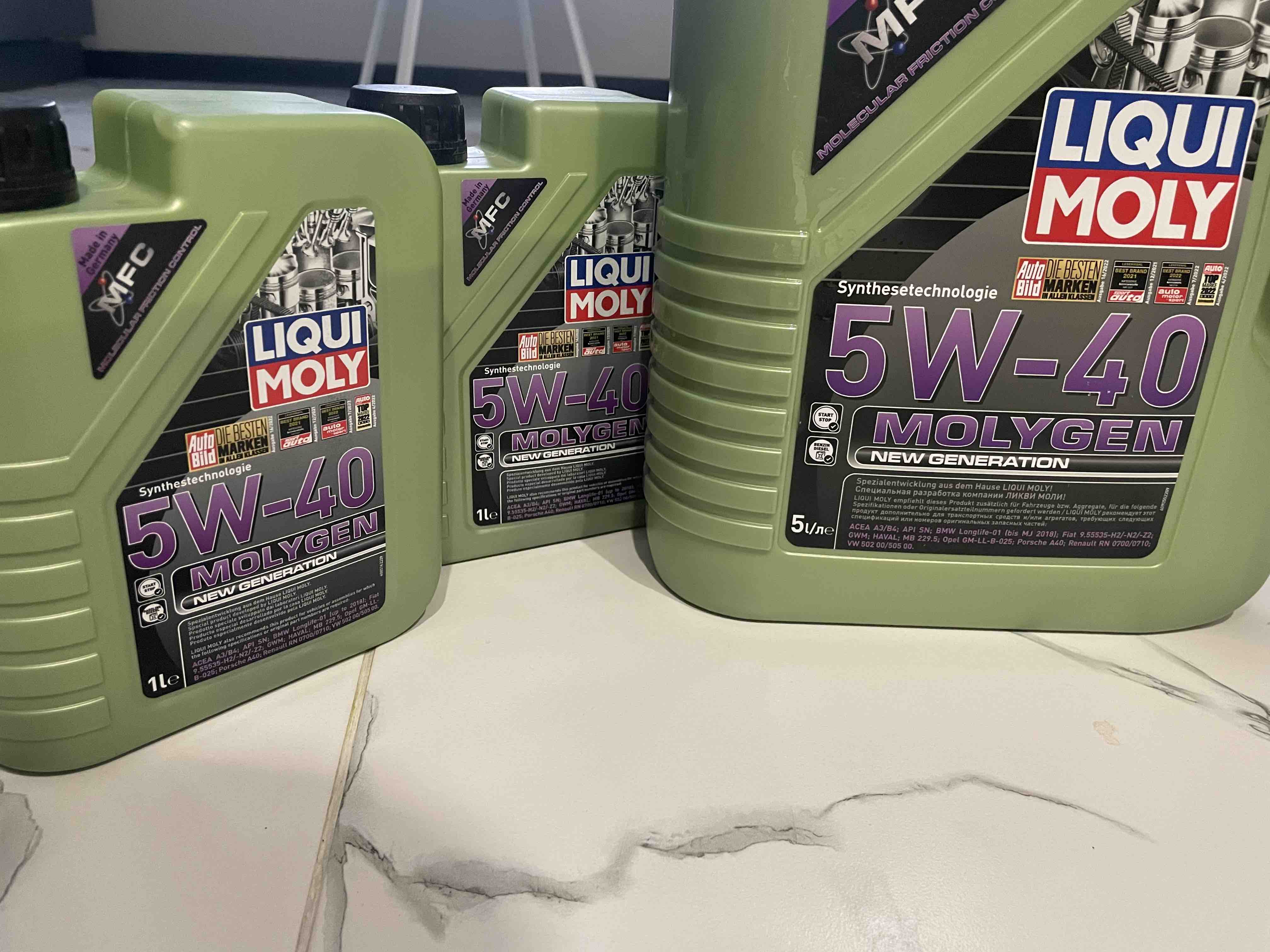 Моторное масло Liqui Moly Molygen NeW Generation 5W40 1л купить в