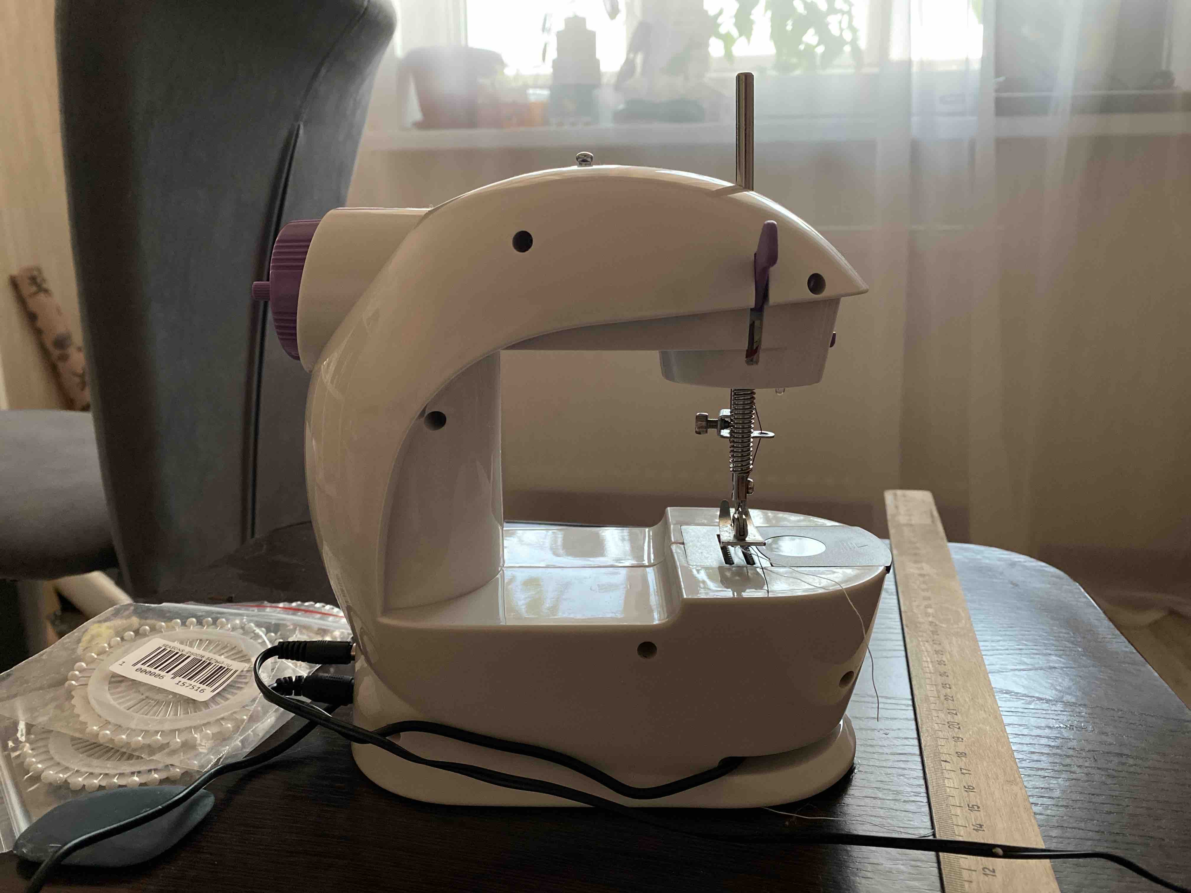 Швейная машина 4в1 Mini Sewing Machine - отзывы покупателей на маркетплейсе  Мегамаркет | Артикул: 600003321908