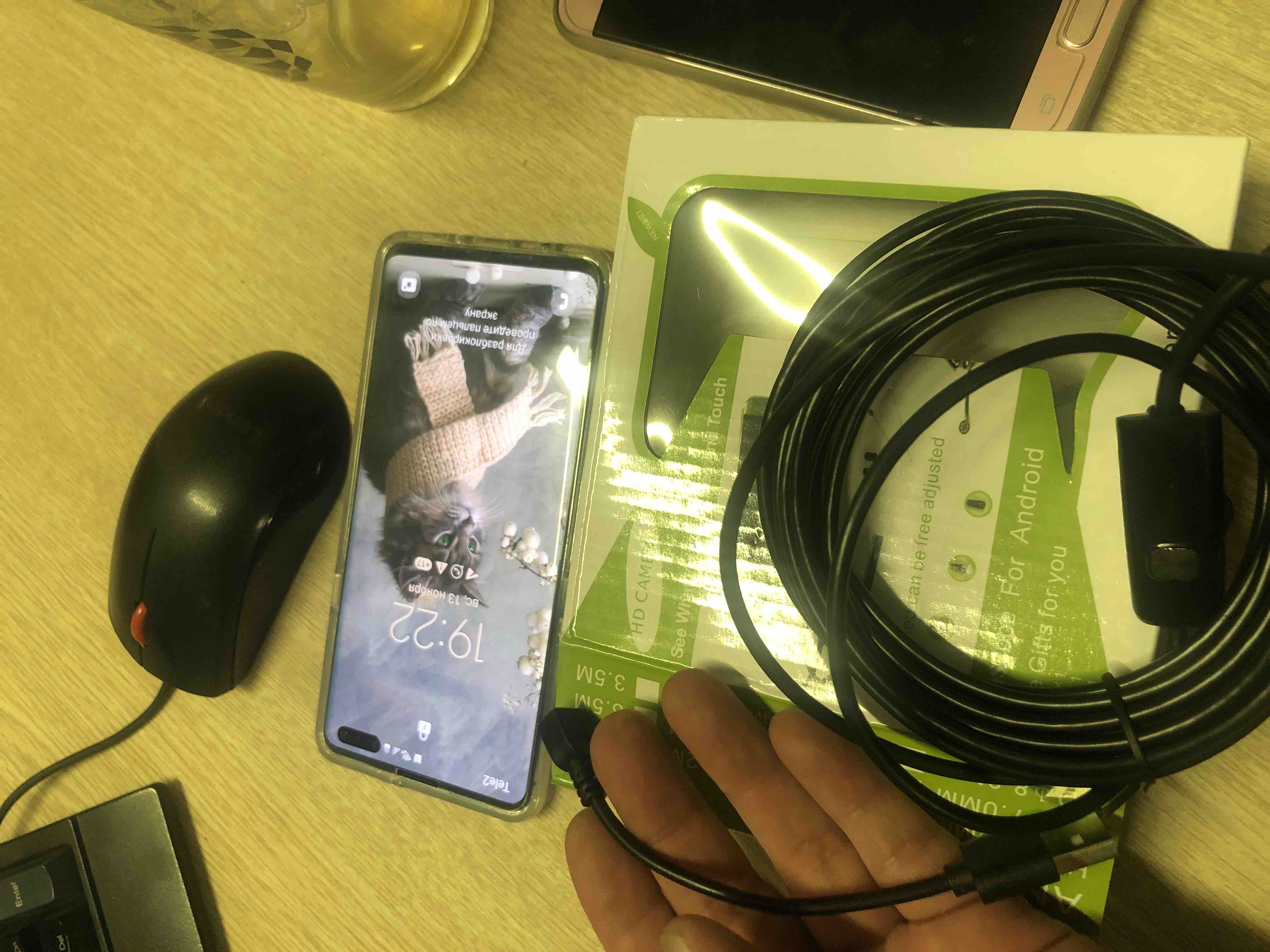 Эндоскоп (гибкая камера) Borescope W0334A for android для смартфона 1 метр  купить в интернет-магазине, цены на Мегамаркет