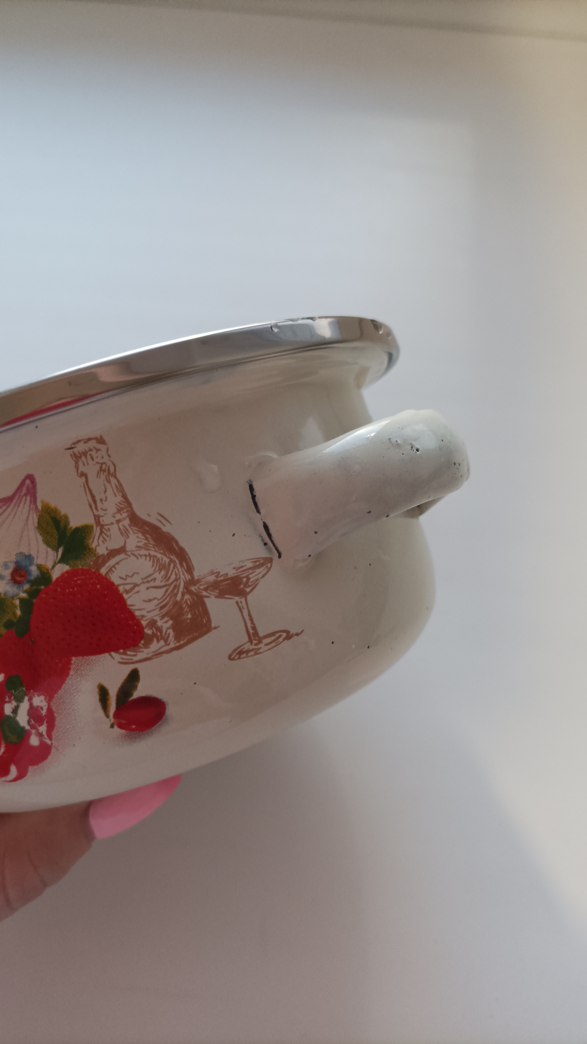 Набор эмалированных мини-кастрюль Zeidan для всех видов плит 3 кастрюли ...