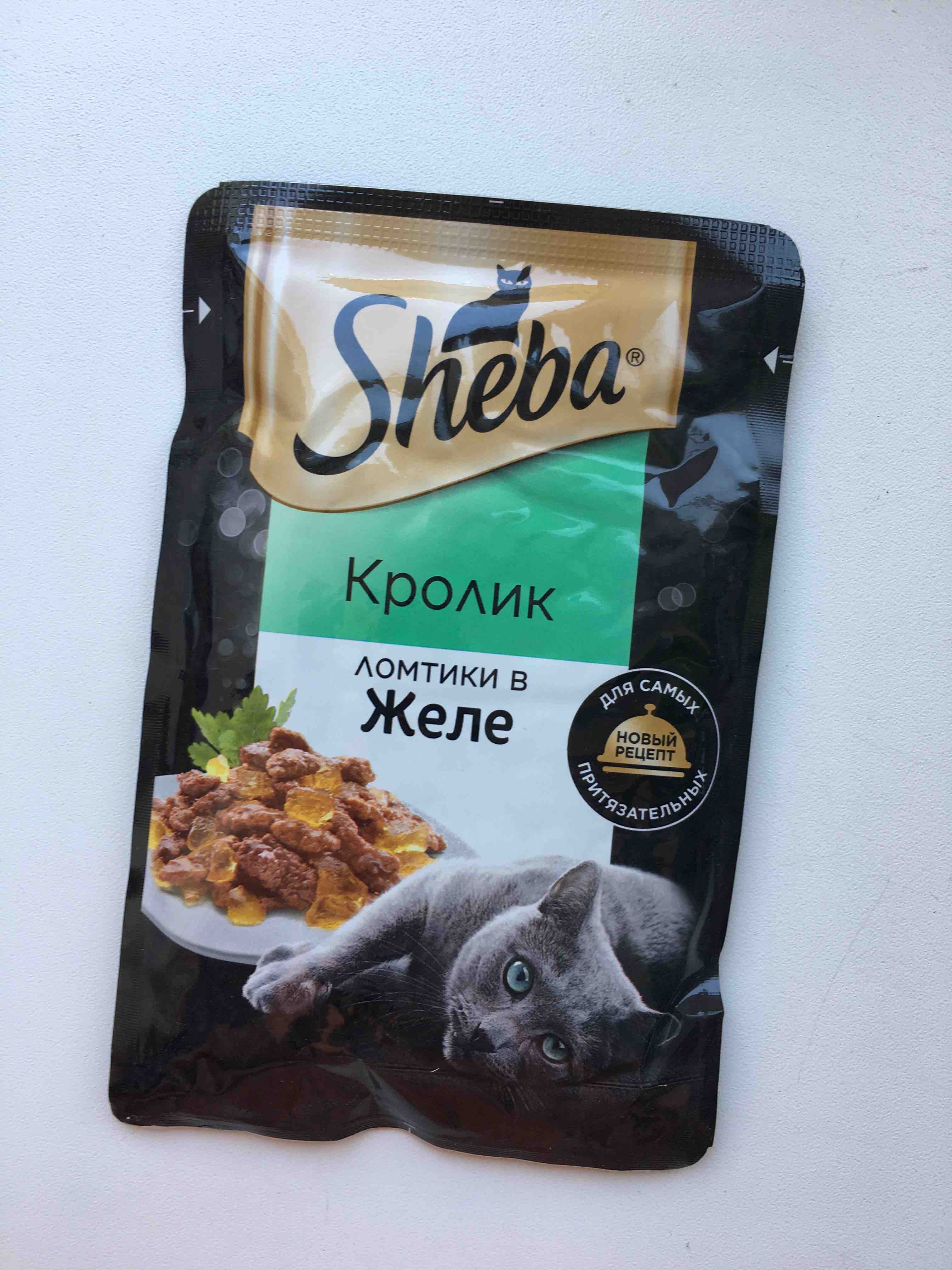 Влажный корм для кошек Sheba Ломтики кролик, 75 г - отзывы покупателей на  маркетплейсе Мегамаркет | Артикул товара:100037032880