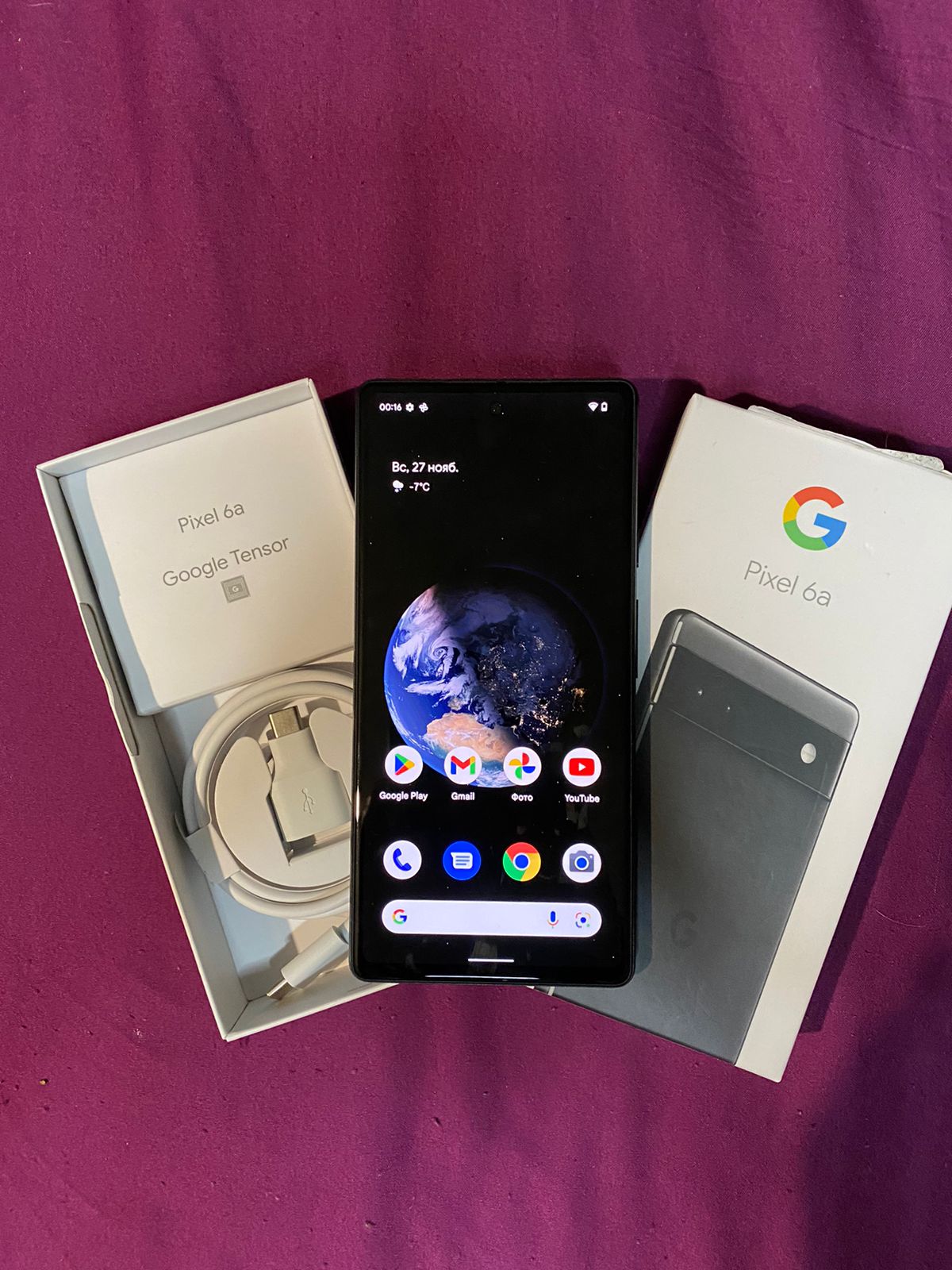 Смартфон Google Pixel 6A 6/128GB Charcoal (GA02998-JP), купить в Москве,  цены в интернет-магазинах на Мегамаркет