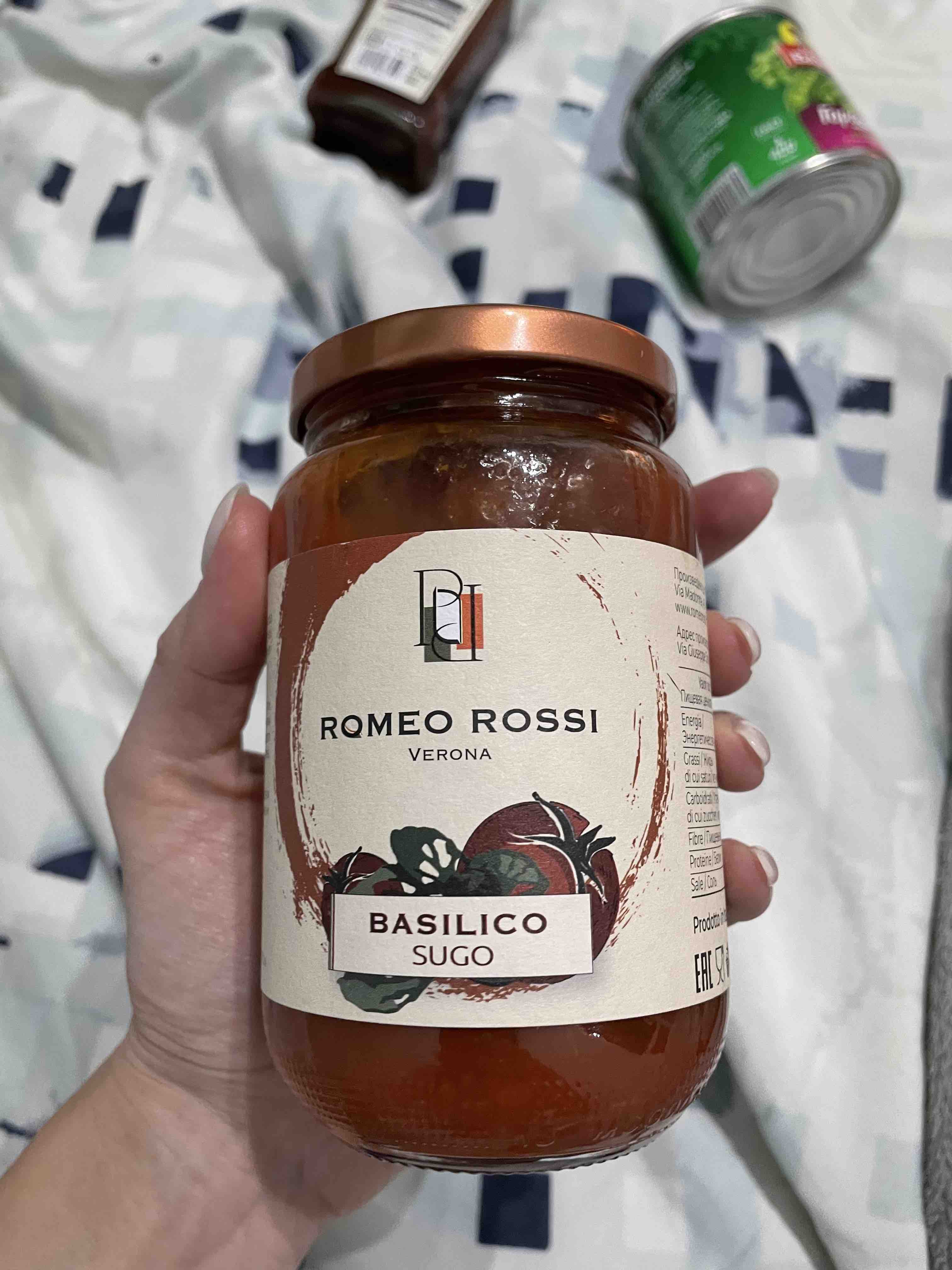 Из Италии: Соус Romeo Rossi томатный, с базиликом, 350 г - отзывы  покупателей на маркетплейсе Мегамаркет | Артикул: 100029280309