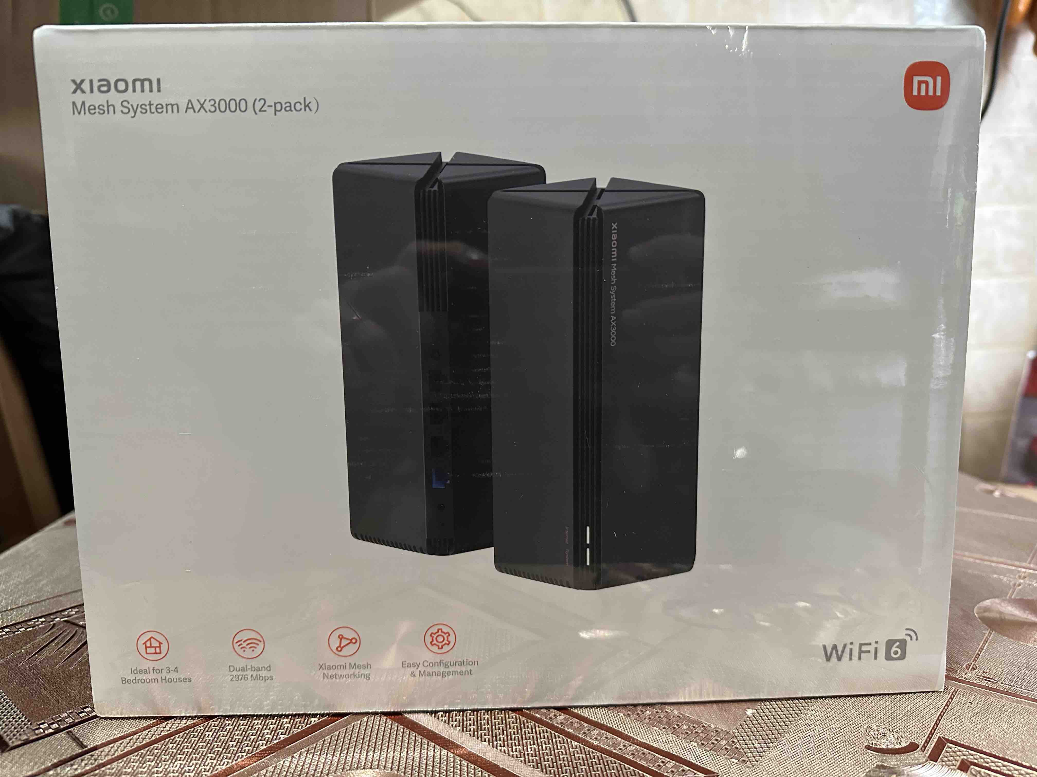 Mesh XIAOMI AX3000 WiFi 6 DualBand Pack 2 (DVB4287GL)