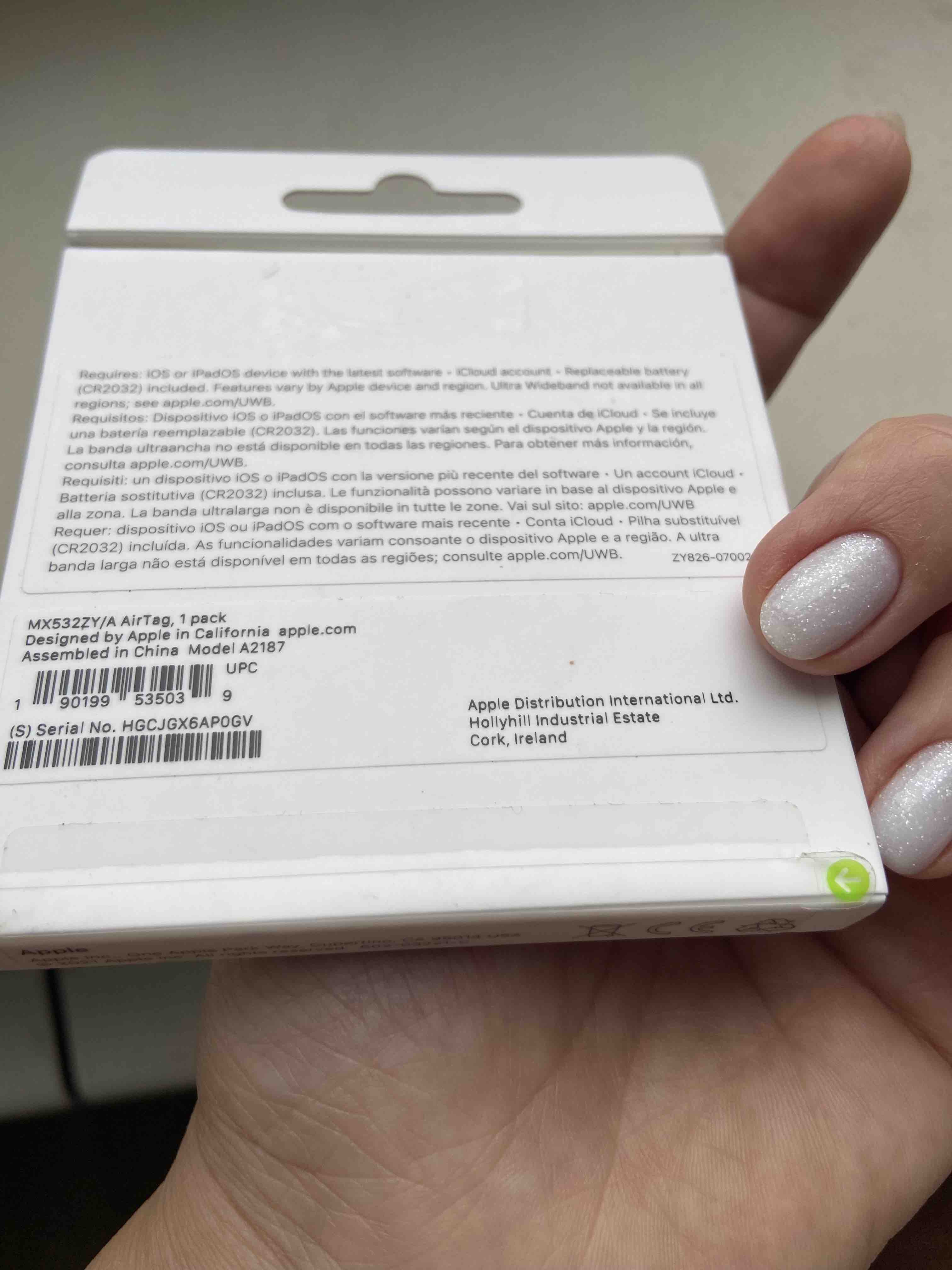 Умный брелок Apple AirTag (1 Pack) (MX532RU/A) - отзывы покупателей на  маркетплейсе Мегамаркет | Артикул: 100028453275