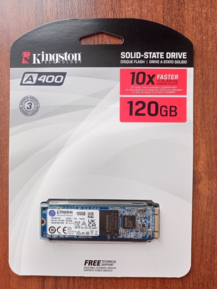 SSD накопитель Kingston A400 M.2 2280 120 ГБ (SA400M8/120G) – отзывы покупателей на маркетплейс Мегамаркет | Артикул: 100024696842