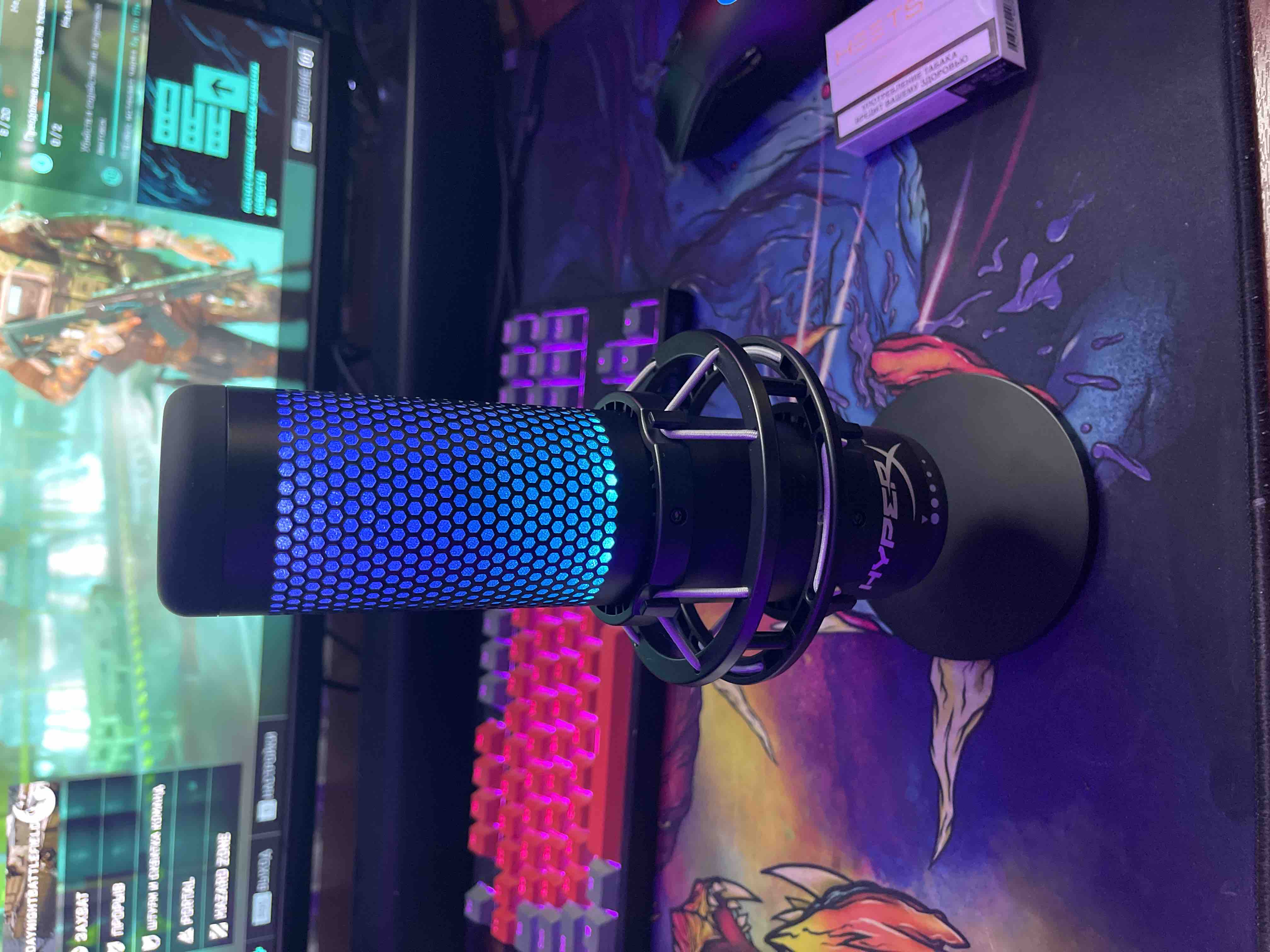 Микрофон HyperX QuadCast S Black (HMIQ1S-XX-RG/G), купить в Москве ...