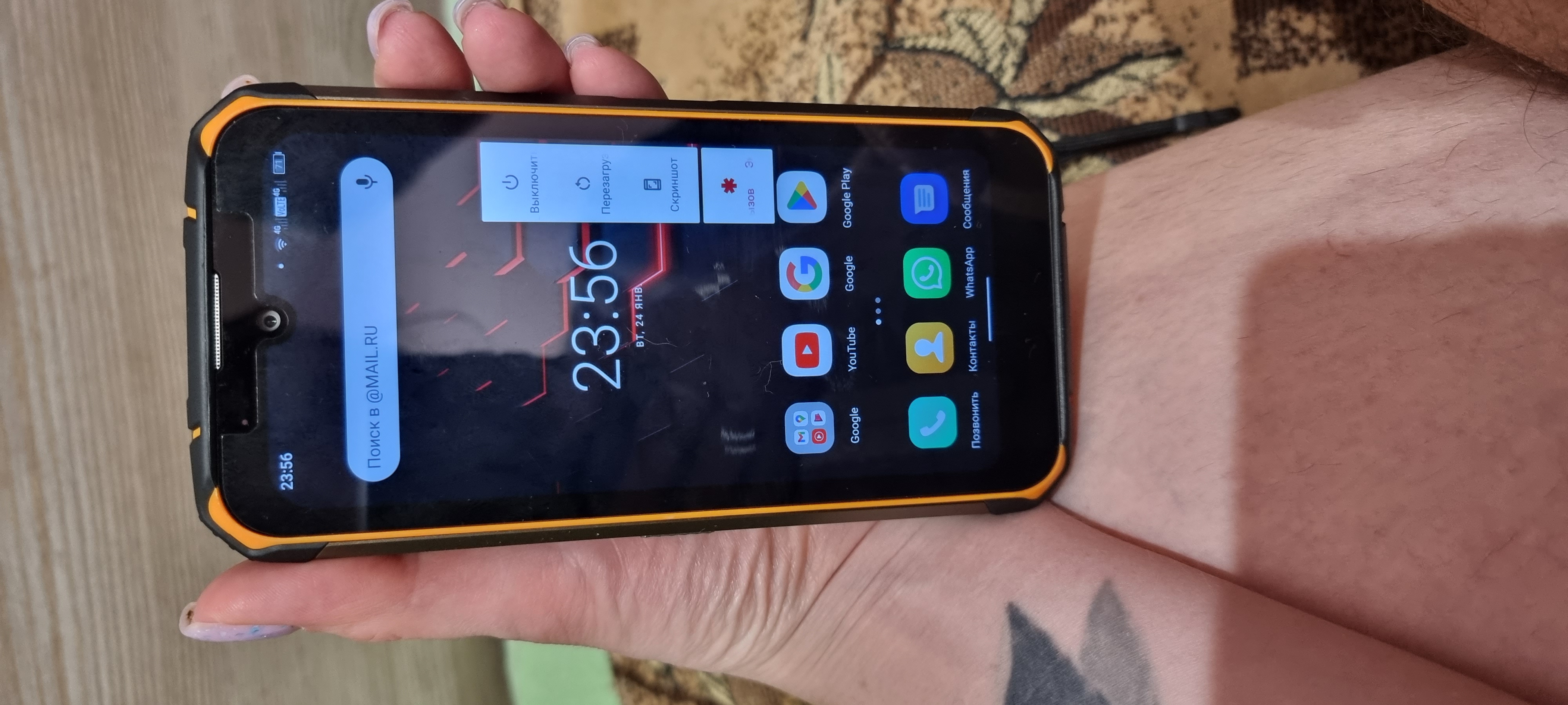 Смартфон Doogee S59 Pro 4/128GB Fire Orange, купить в Москве, цены в  интернет-магазинах на Мегамаркет