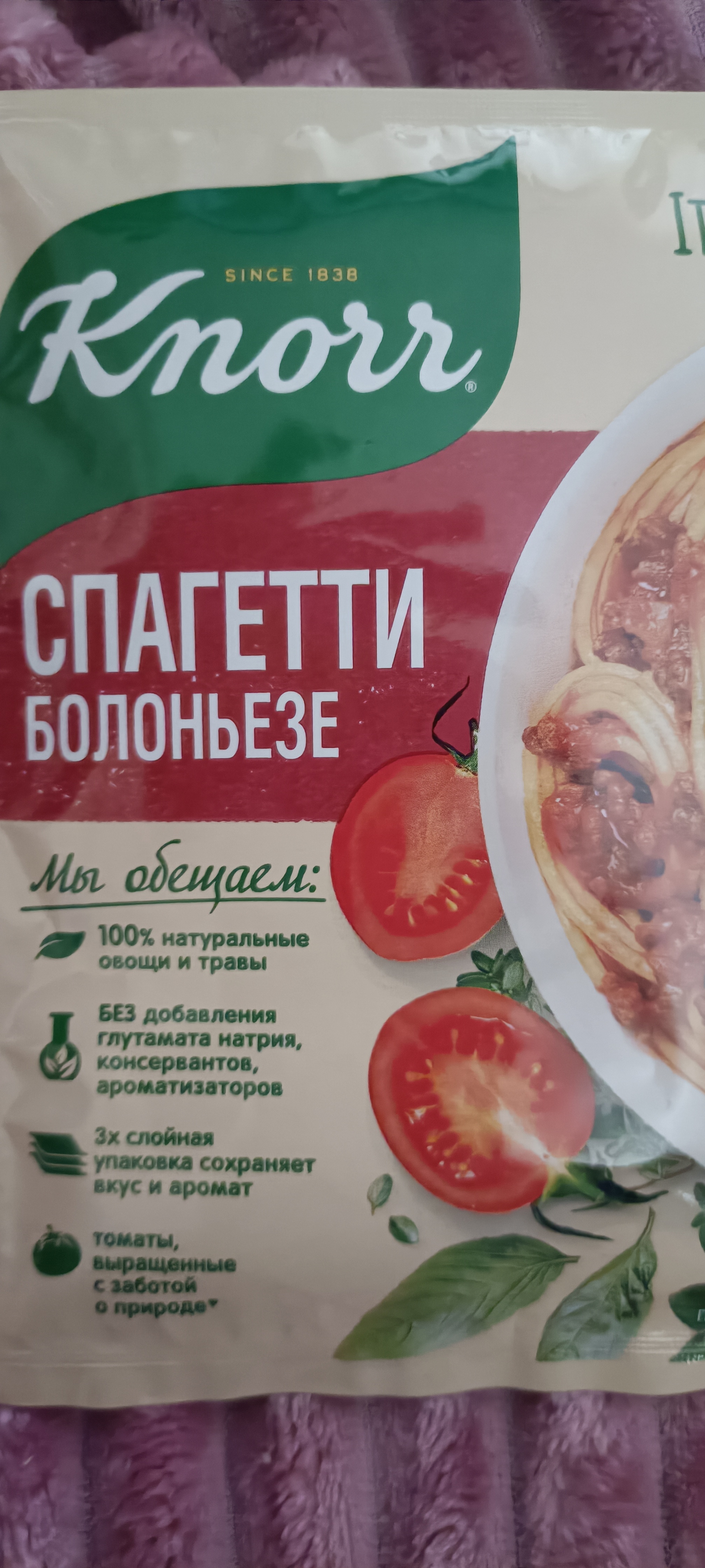 Приправа Knorr спагетти болоньезе на второе 25 г - отзывы покупателей на  маркетплейсе Мегамаркет | Артикул: 100023681706