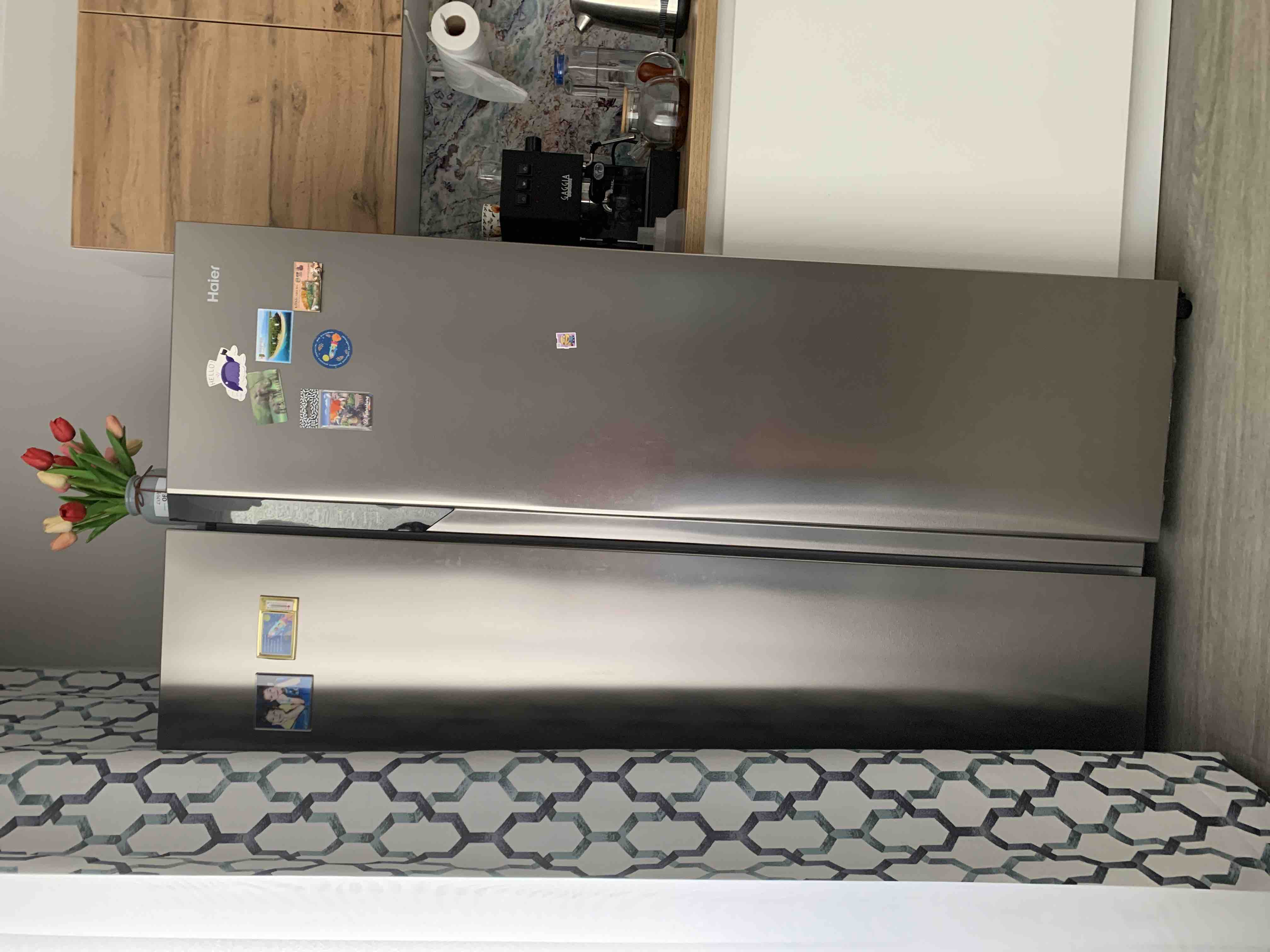 Холодильник Haier HRF-541DM7RU серебристый - отзывы покупателей на  маркетплейсе Мегамаркет | Артикул: 100027155777