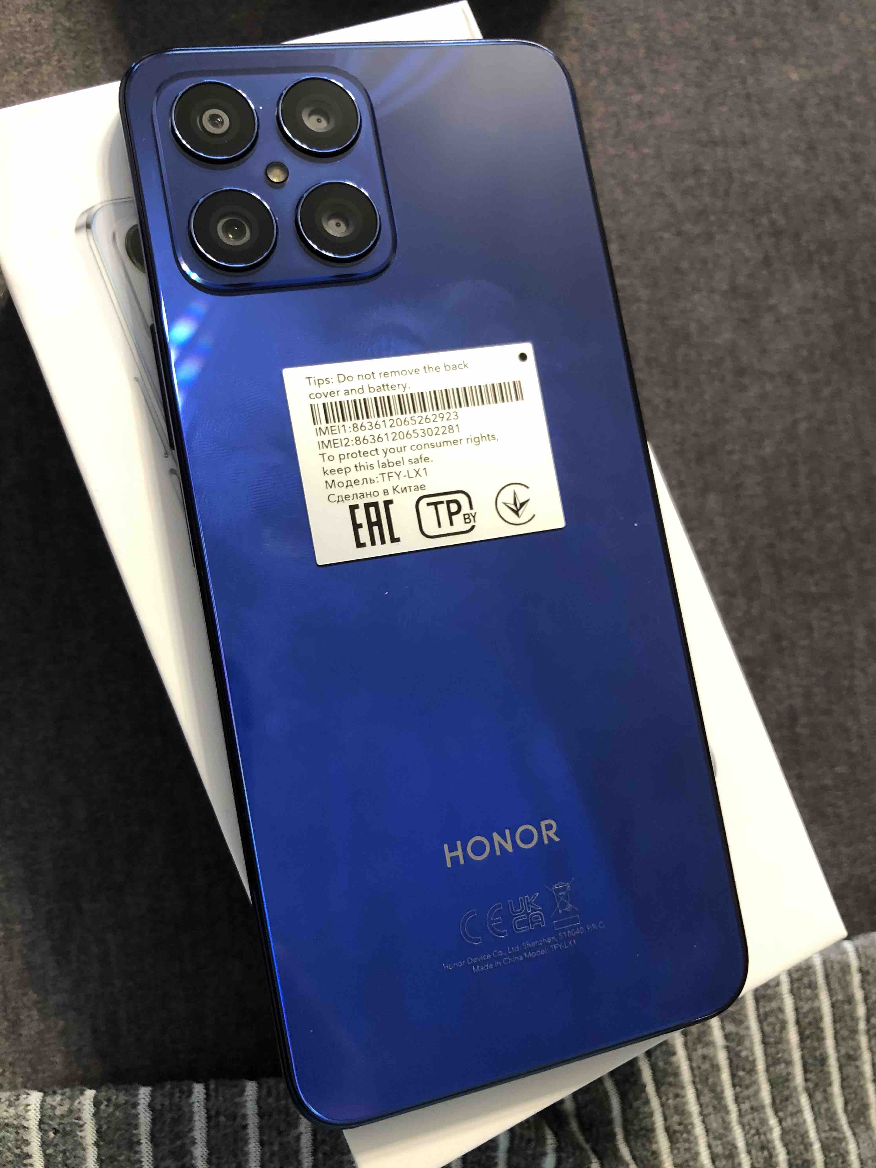 Смартфон Honor X8 6/128GB Ocean Blue (5109ACXY) - отзывы покупателей на  маркетплейсе Мегамаркет | Артикул: 100030532789