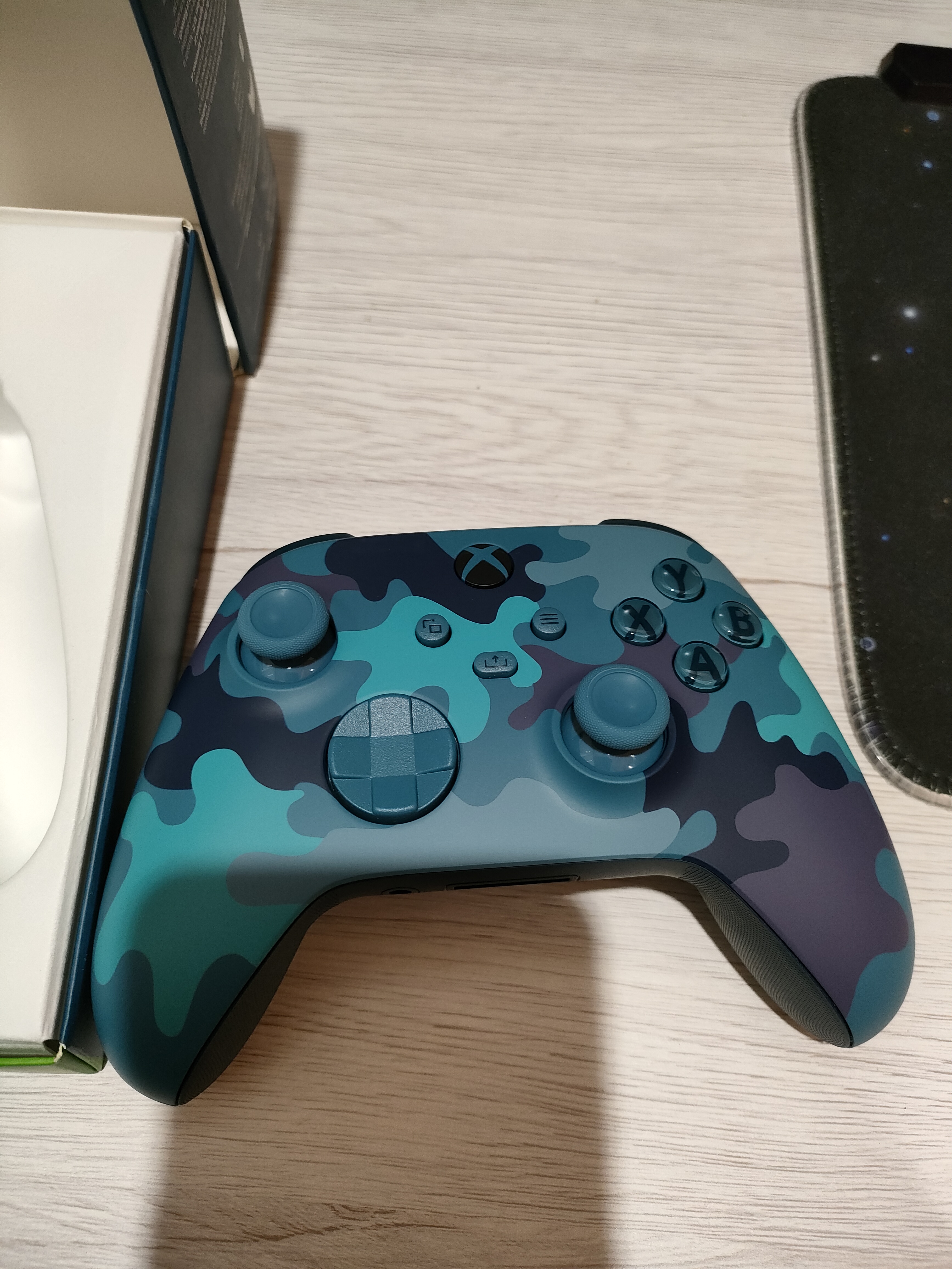 Геймпад Microsoft Xbox Series X|S Wireless Controller Mineral Camo (синий  камуфляж) - отзывы покупателей на Мегамаркет | 600009466525