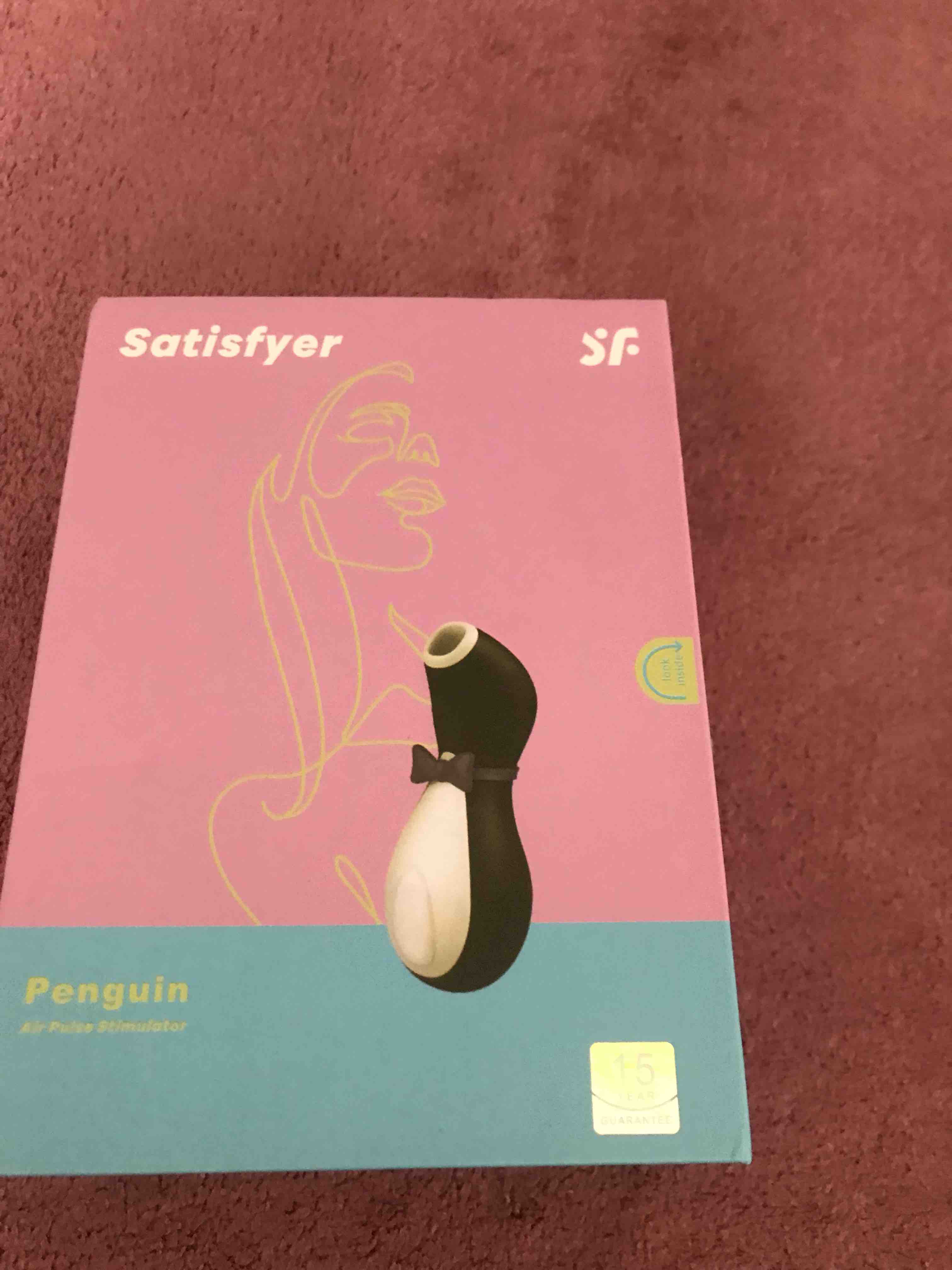 Вакуумно-волновой стимулятор клитора Satisfyer Penguin Air Pulse  Stimulator, чёрный - характеристики и описание на Мегамаркет