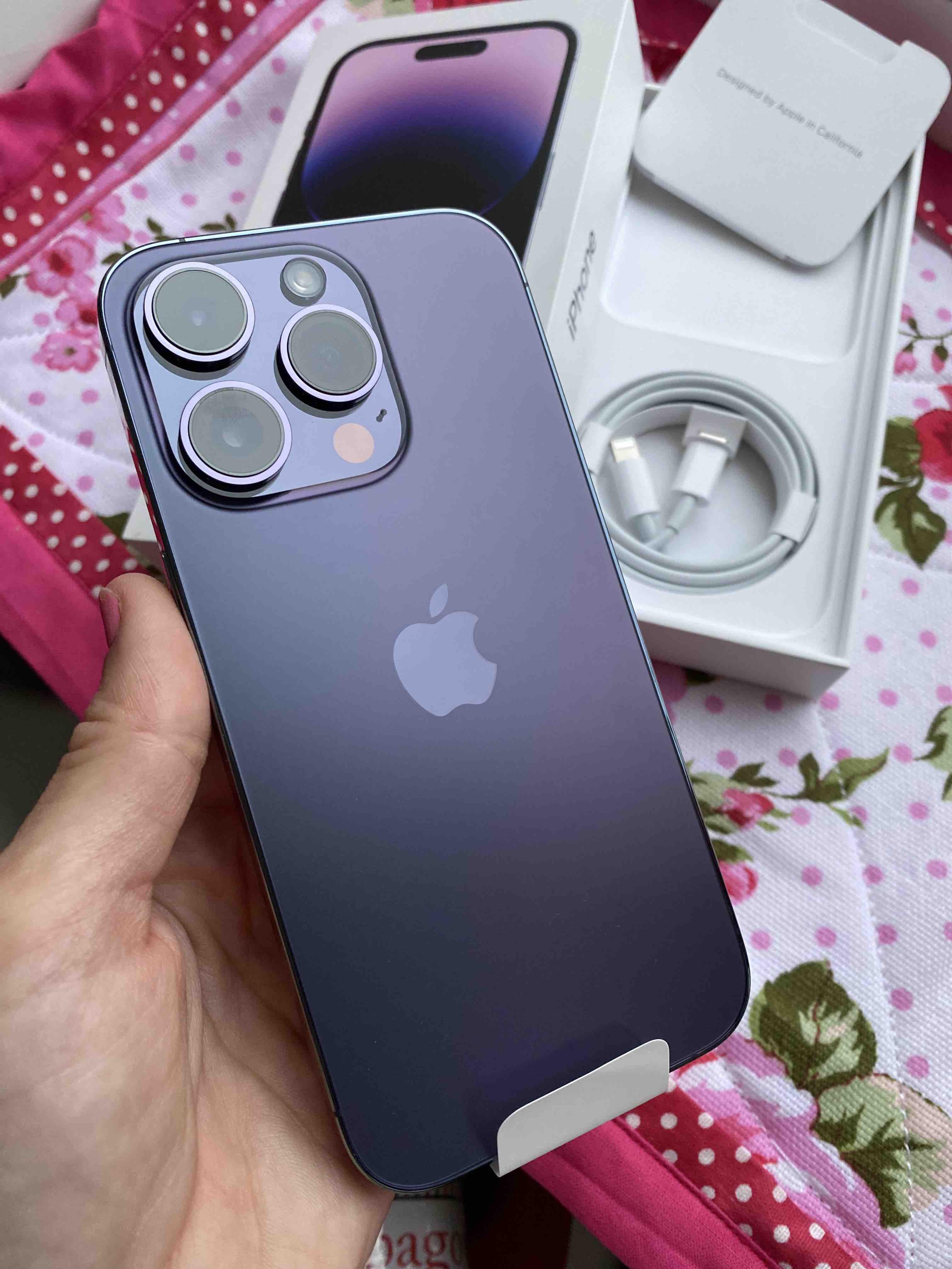 Смартфон Apple iPhone 14 Pro 128Gb Deep Purple - отзывы покупателей на  Мегамаркет