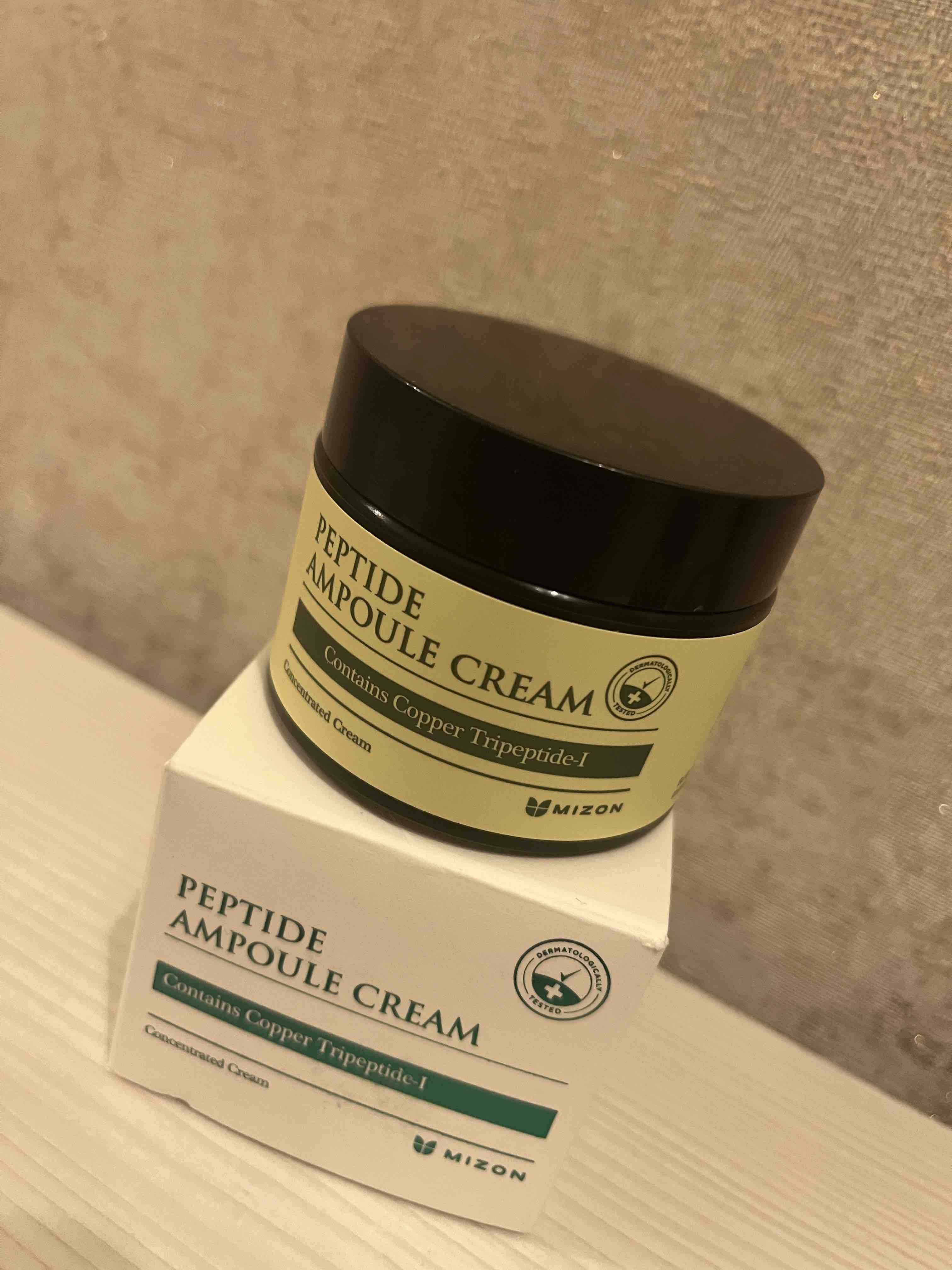 Купить крем для лица Mizon Peptide Ampoule Cream 50 мл, цены на Мегамаркет Артикул 100024069788