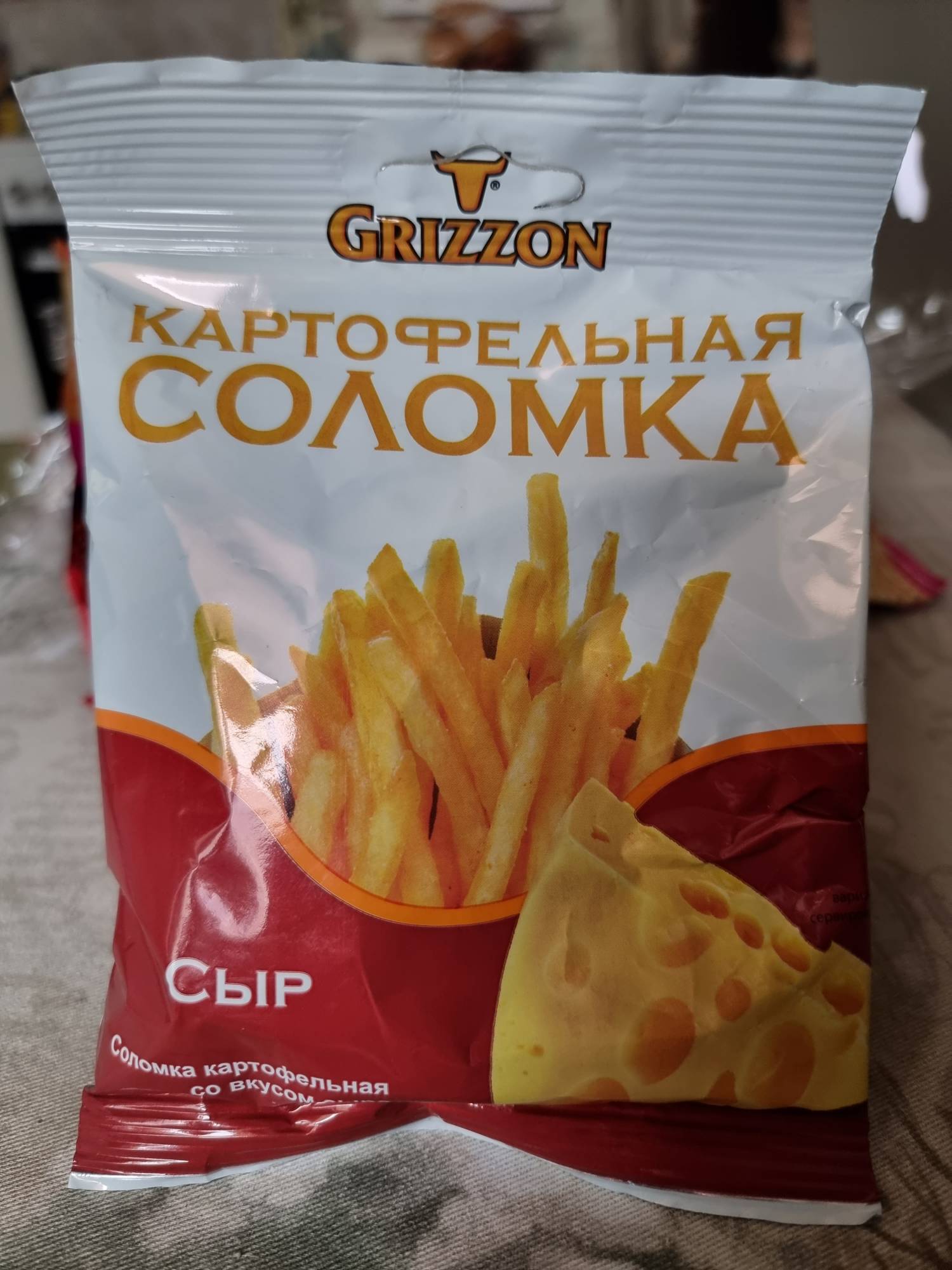 Чипсы картофельная Grizzon Соломка со вкусом сыра 40 г - отзывы покупателей  на маркетплейсе Мегамаркет | Артикул: 100029556924