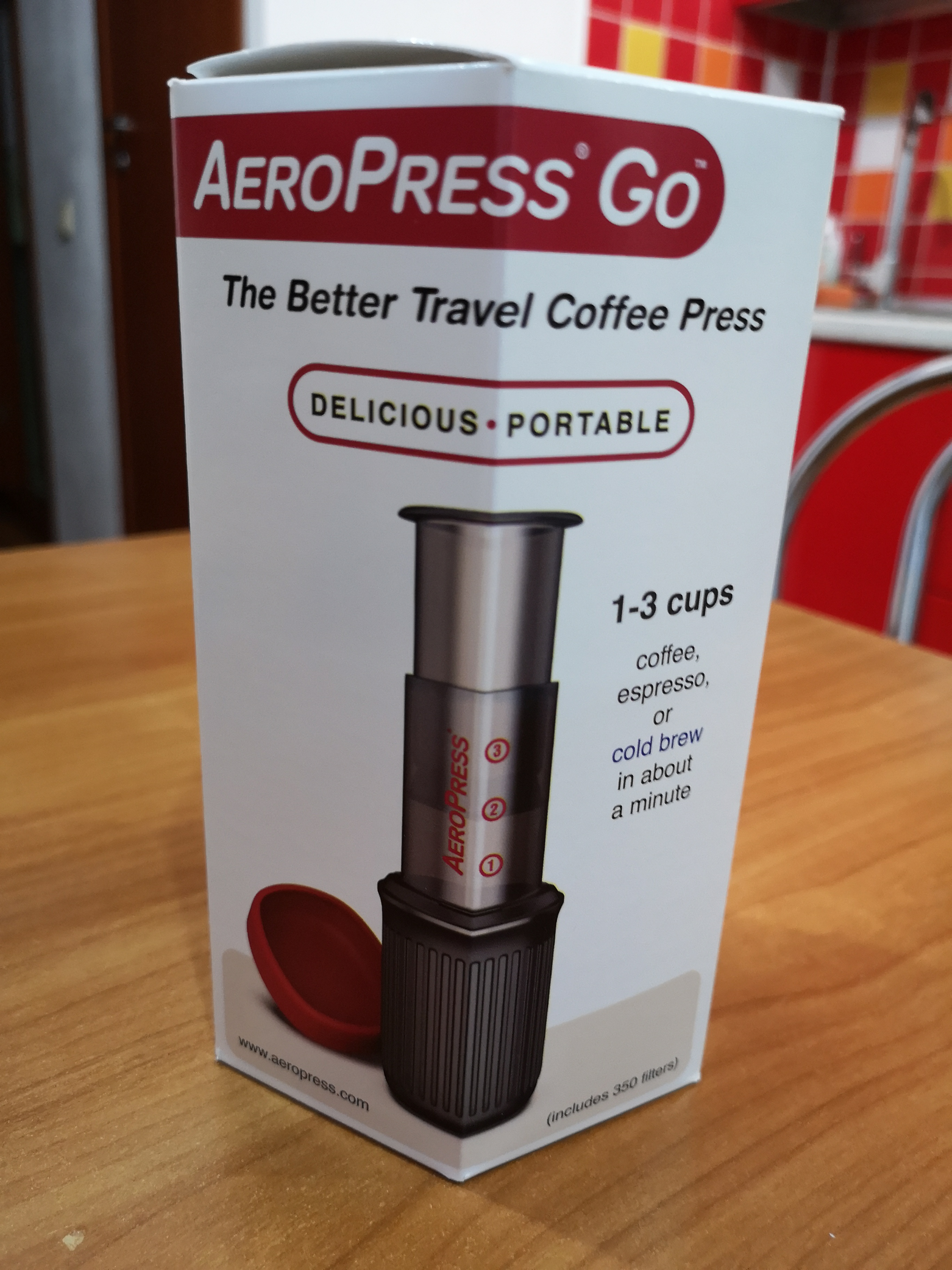 Кофеварка ручная Aeropress Go (Аэропресс) - отзывы покупателей на  Мегамаркет | 600001735368