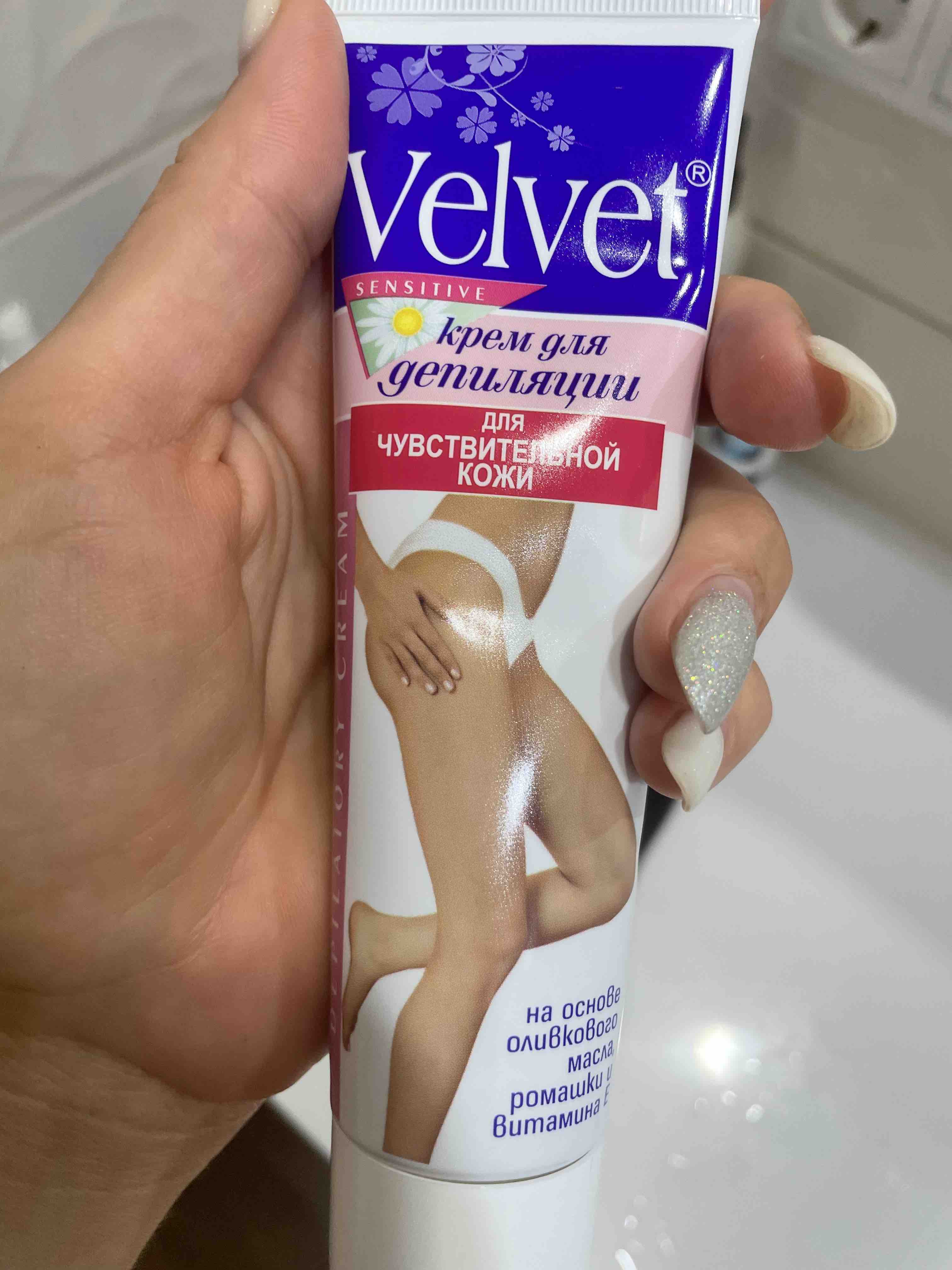 Крем для депиляции Velvet для чувствительной кожи 100 мл - отзывы покупателей на Мегамаркет