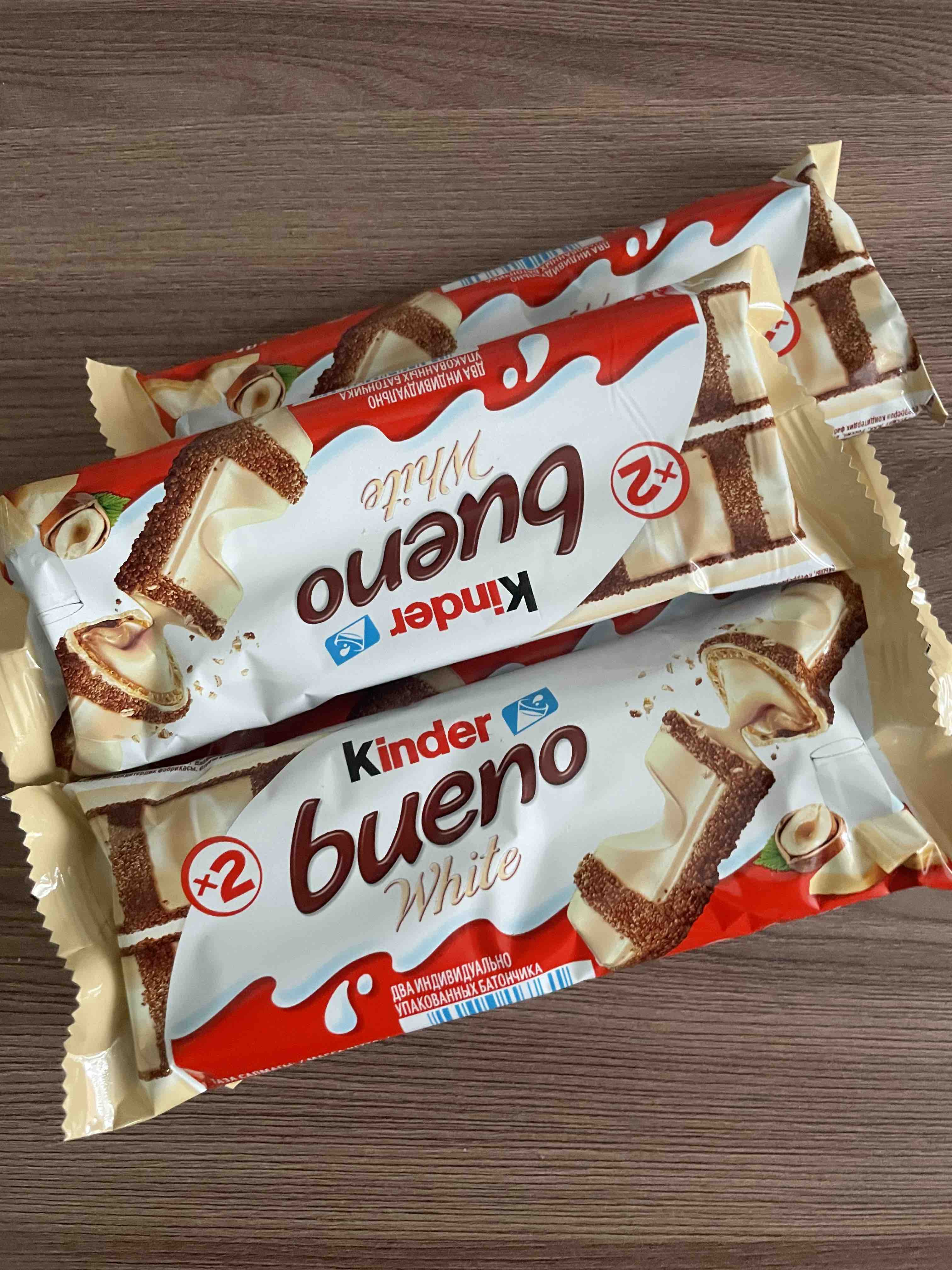 Вафли kinder bueno в Молочном шоколаде, 43 г