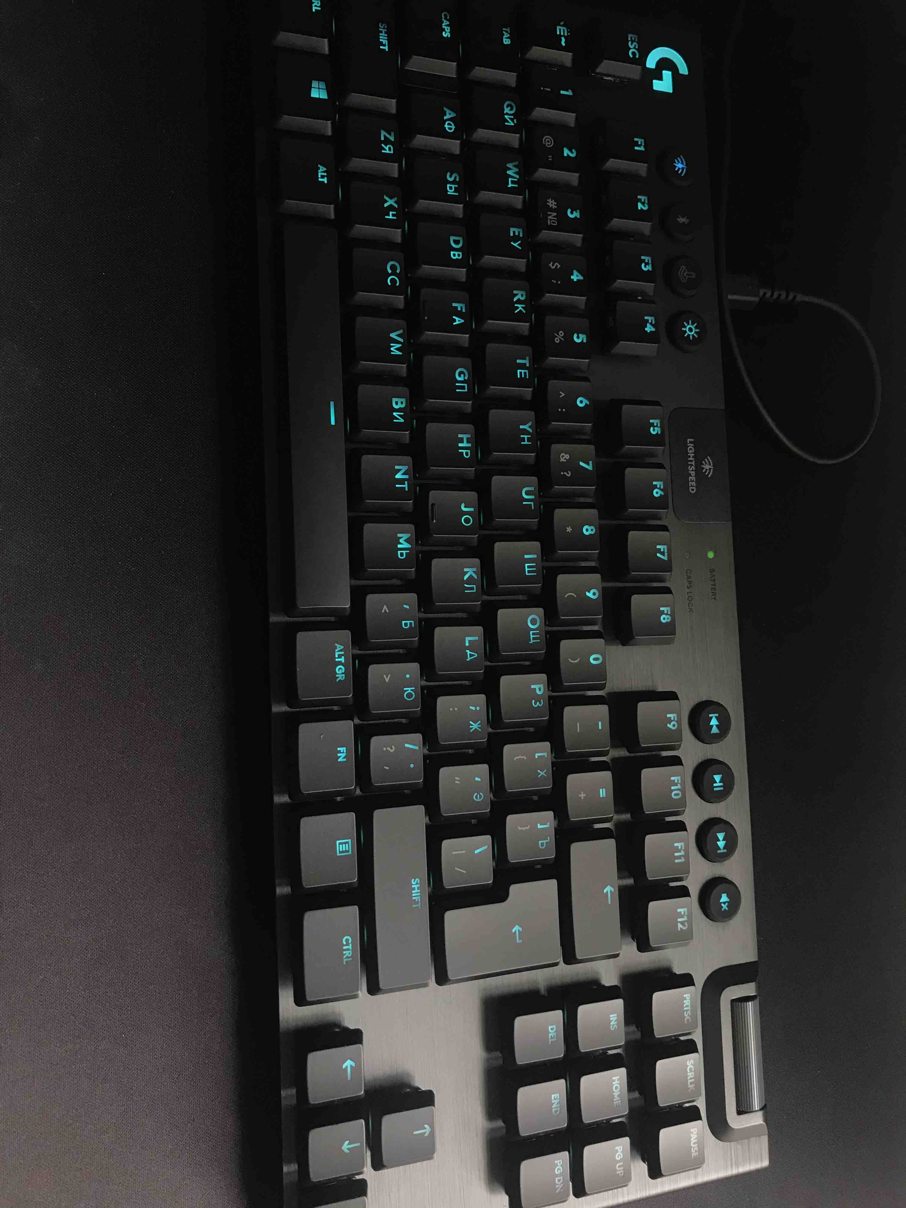 Беспроводная игровая клавиатура Logitech G915 TKL LIGHTSPEED RGB  (920-009536) Black - отзывы покупателей на маркетплейсе Мегамаркет |  Артикул: 100027064689