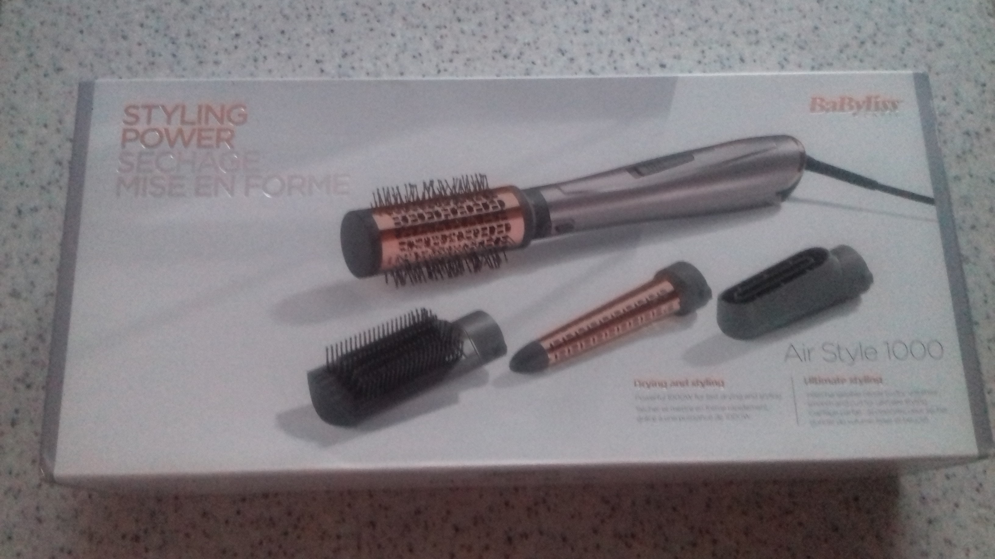 Фенщетка BaByliss Air Style AS136E 1000 Вт серый, купить в Москве