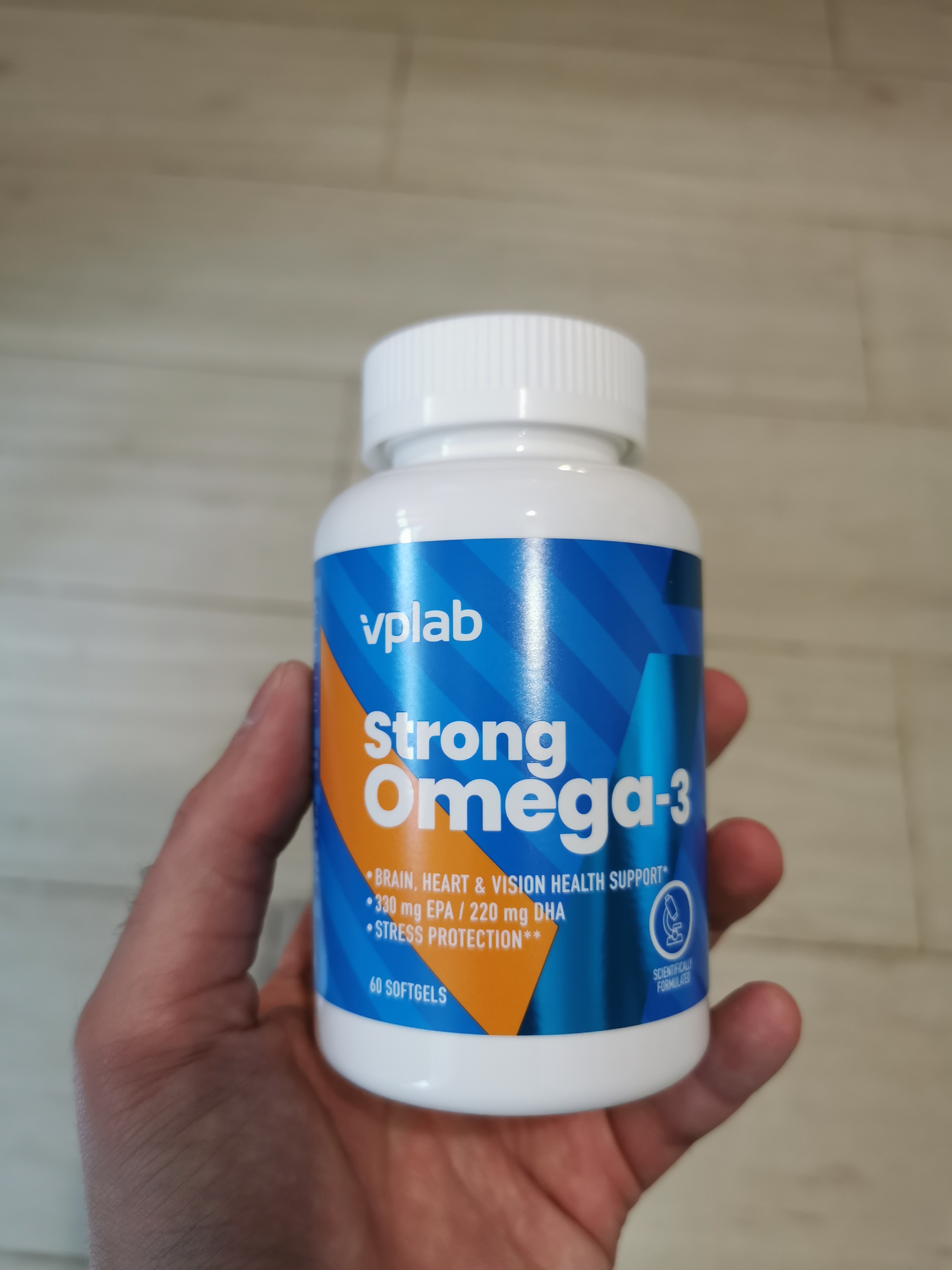 Рыбий жир омега-3 VP Lab Strong Omega 3 капсулы 60 шт. - отзывы покупателей  на Мегамаркет | 600004225826