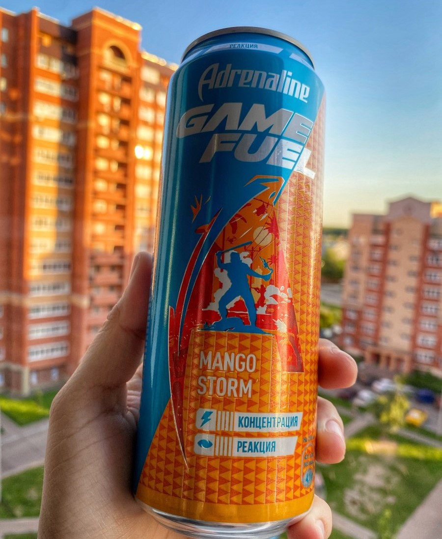 Напиток энергетический Adrenaline rush Game Fuel манго безалкогольный,  0,449 л х 12 шт - купить в АШАН - СберМаркет, цена на Мегамаркет