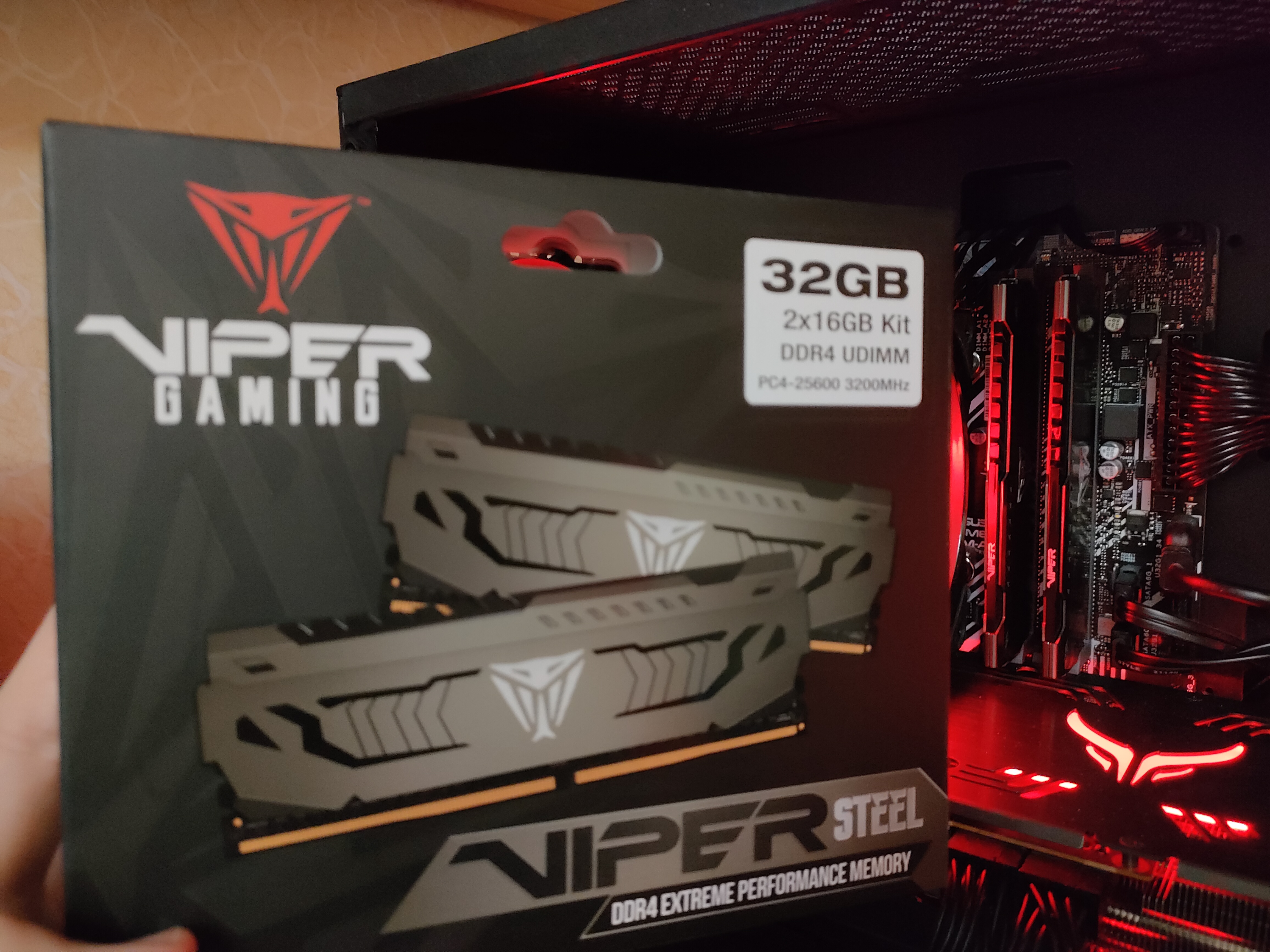 Оперативная память Patriot Viper Steel 32Gb DDR4 3200MHz