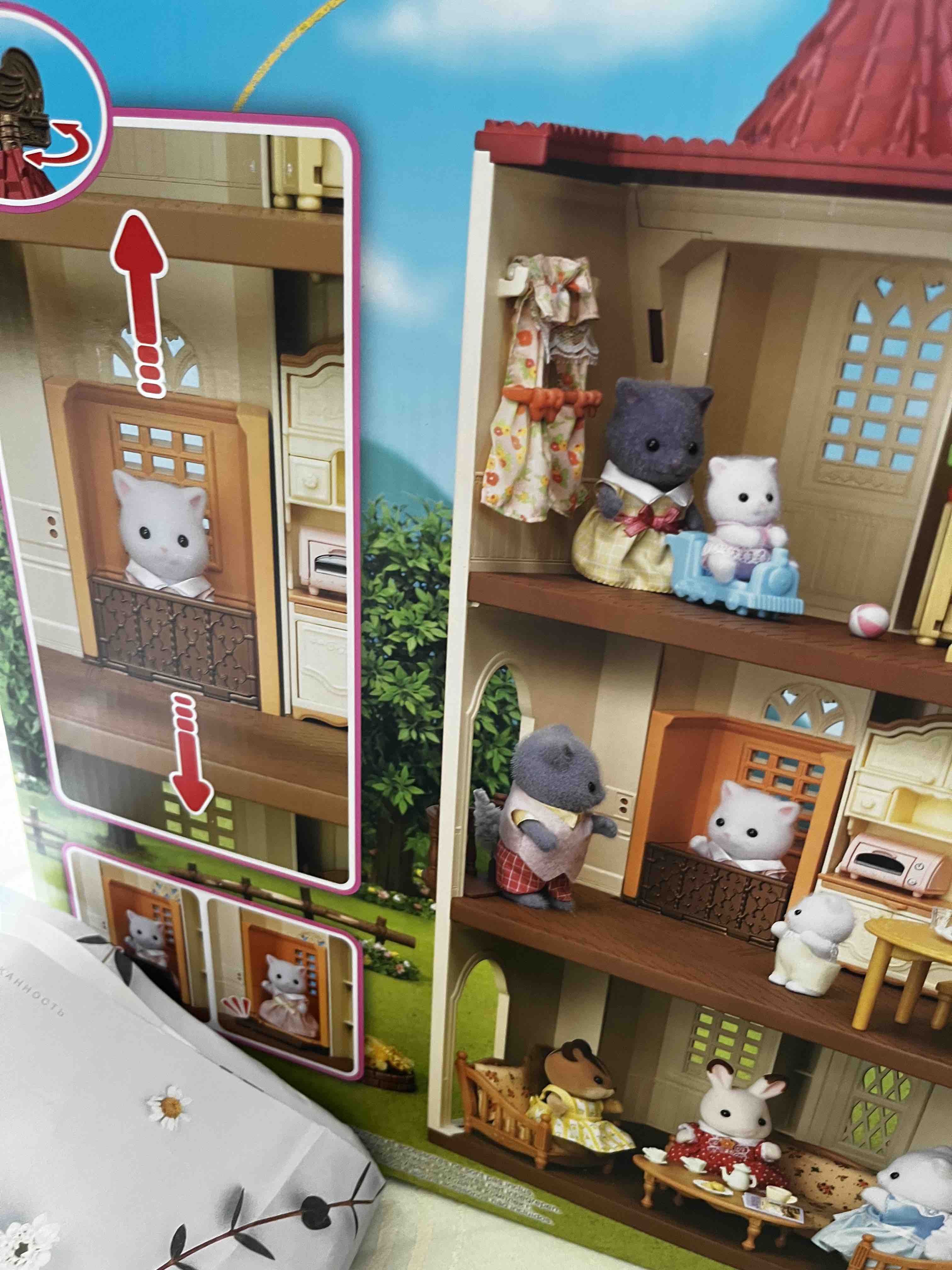 Купить игровой набор Sylvanian Families Трехэтажный дом с флюгером 5400,  цены на Мегамаркет