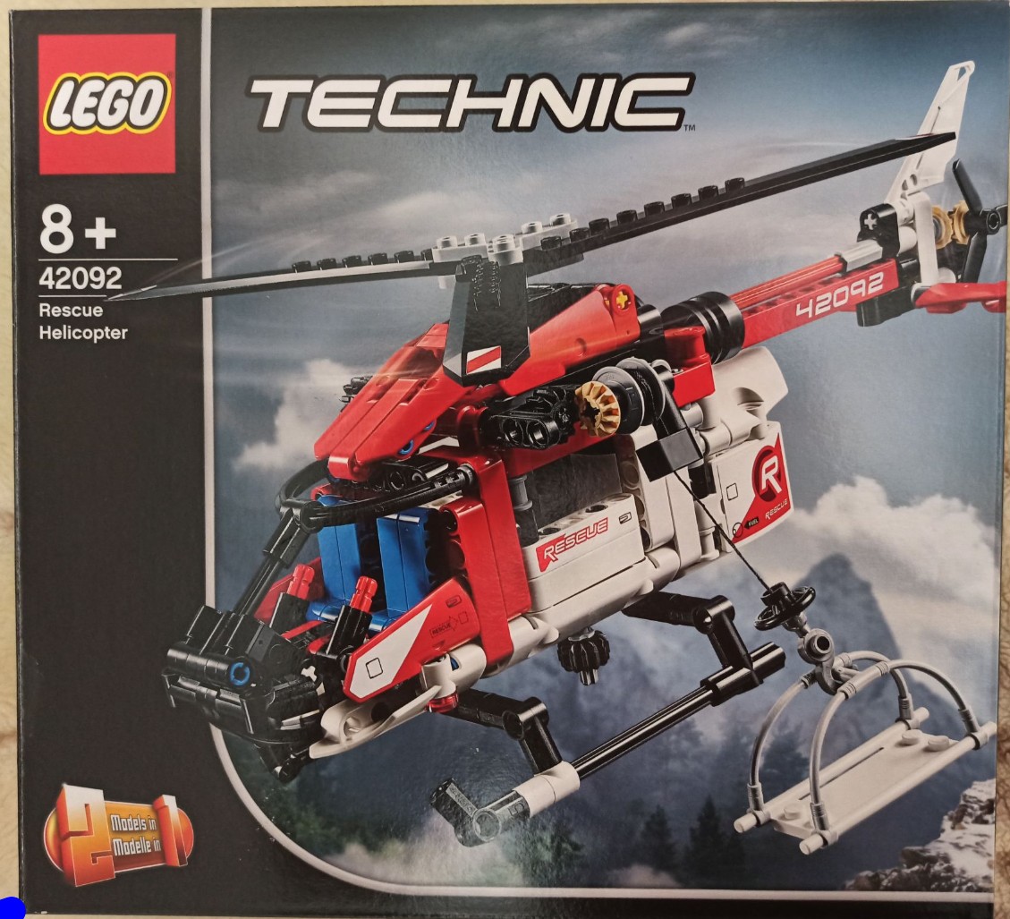 Купить конструктор LEGO Technic 42092 Спасательный вертолёт, цены на  Мегамаркет | Артикул: 100024215884