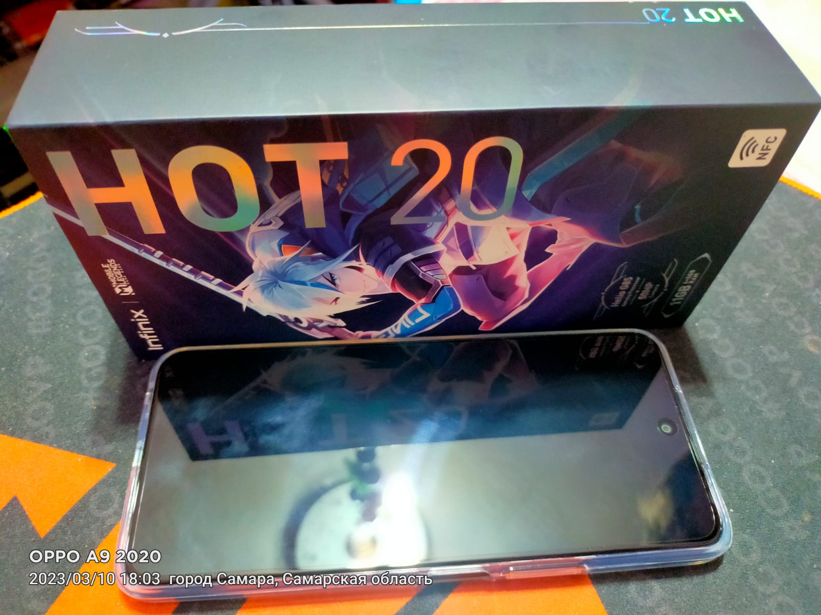 Смартфон Infinix Hot 20 6/128Gb Sonic Black - характеристики и описание на  Мегамаркет | 100044868375