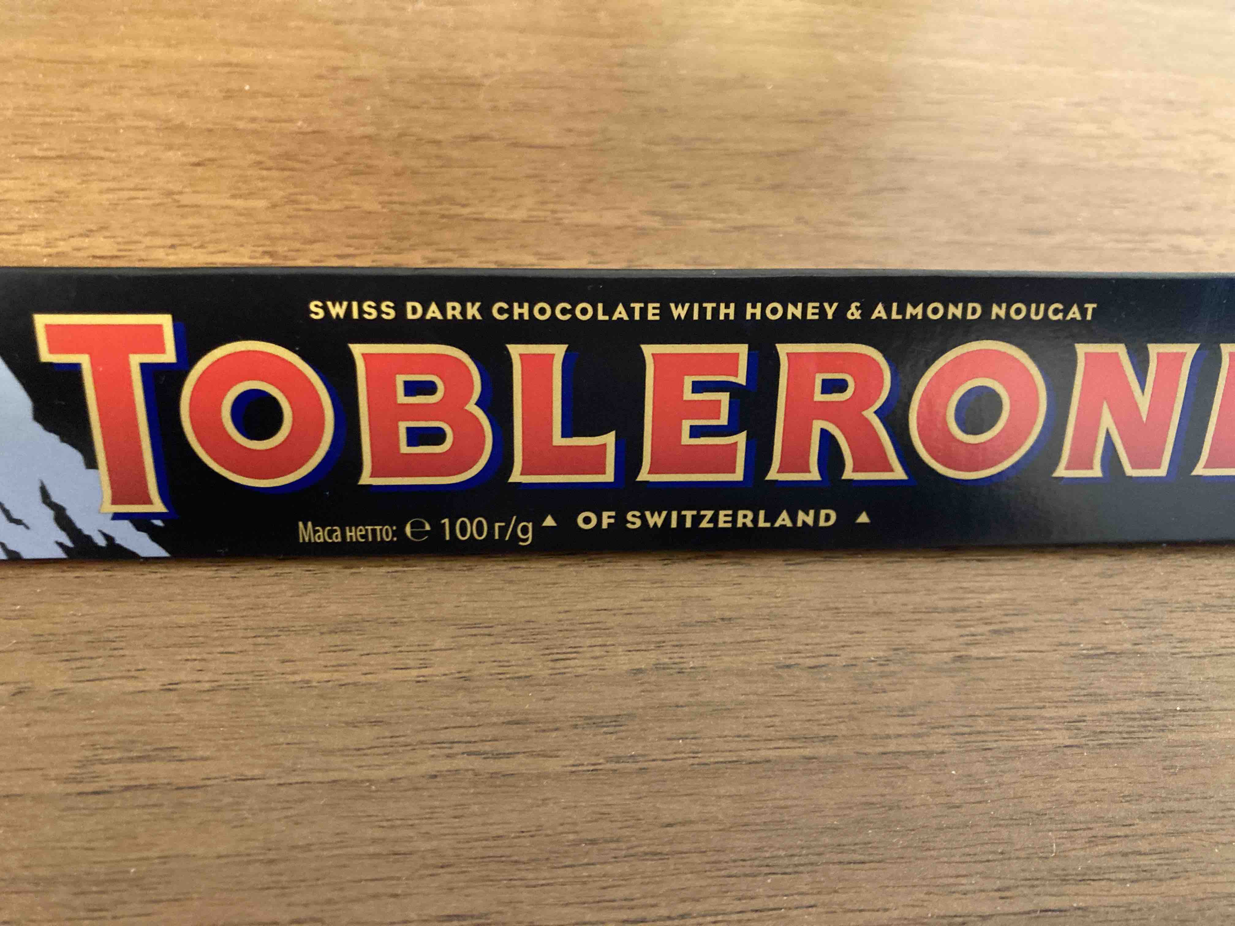 Купить шоколад Toblerone темный 100 г, цены на Мегамаркет | Артикул ...