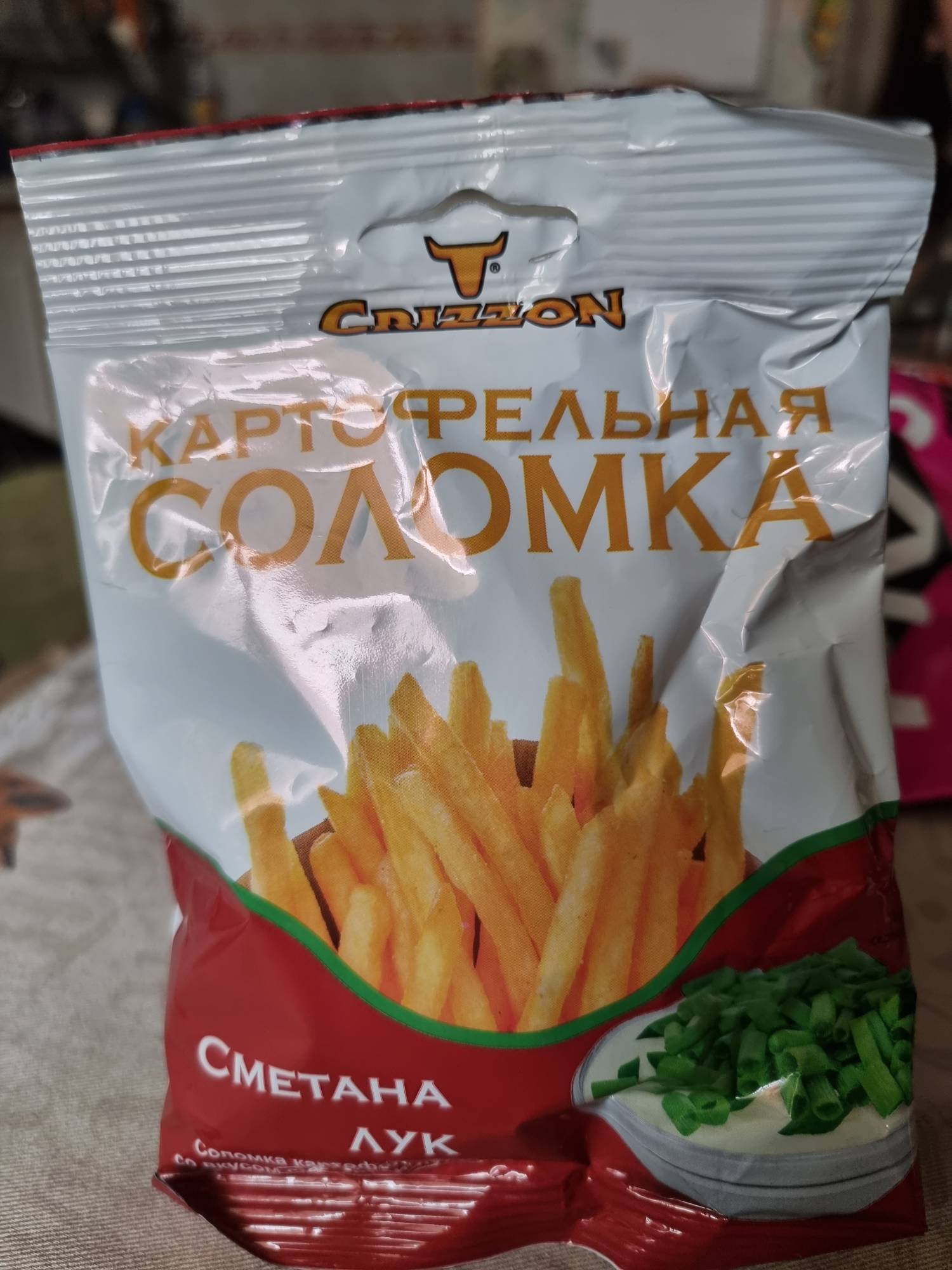 Чипсы картофельная Grizzon Соломка со вкусом сметана лук 40 г - отзывы  покупателей на маркетплейсе Мегамаркет | Артикул: 100029556930