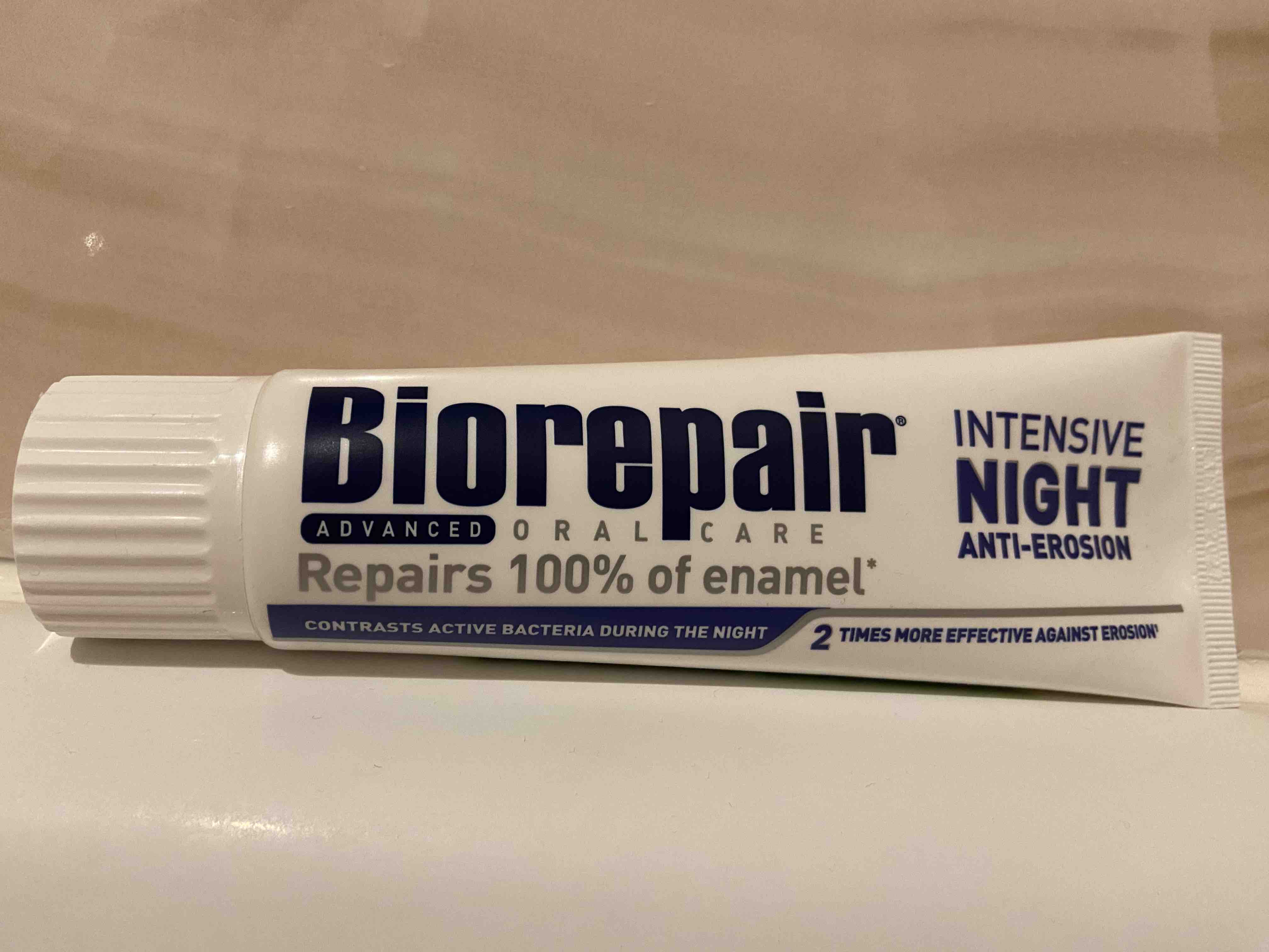 Biorepair intensive night. Зубная паста Intensive Night ночное восстановление, 75мл.