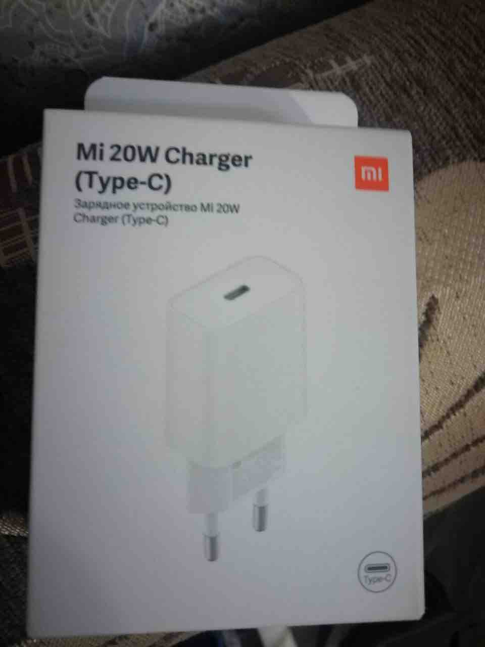 Зарядное устройство xiaomi 20w