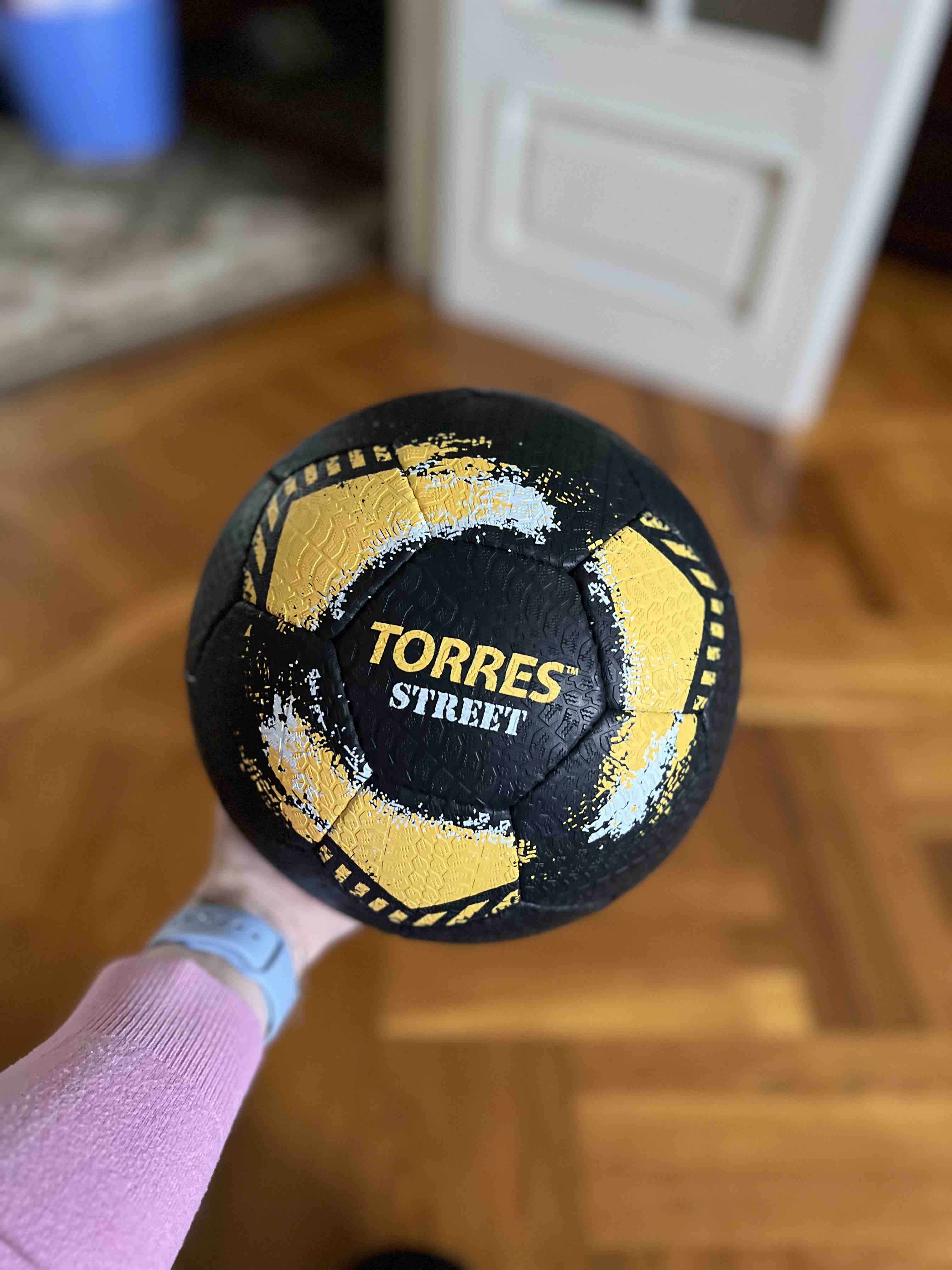 Футбольный мяч Torres Street №5 black - отзывы покупателей на Мегамаркет