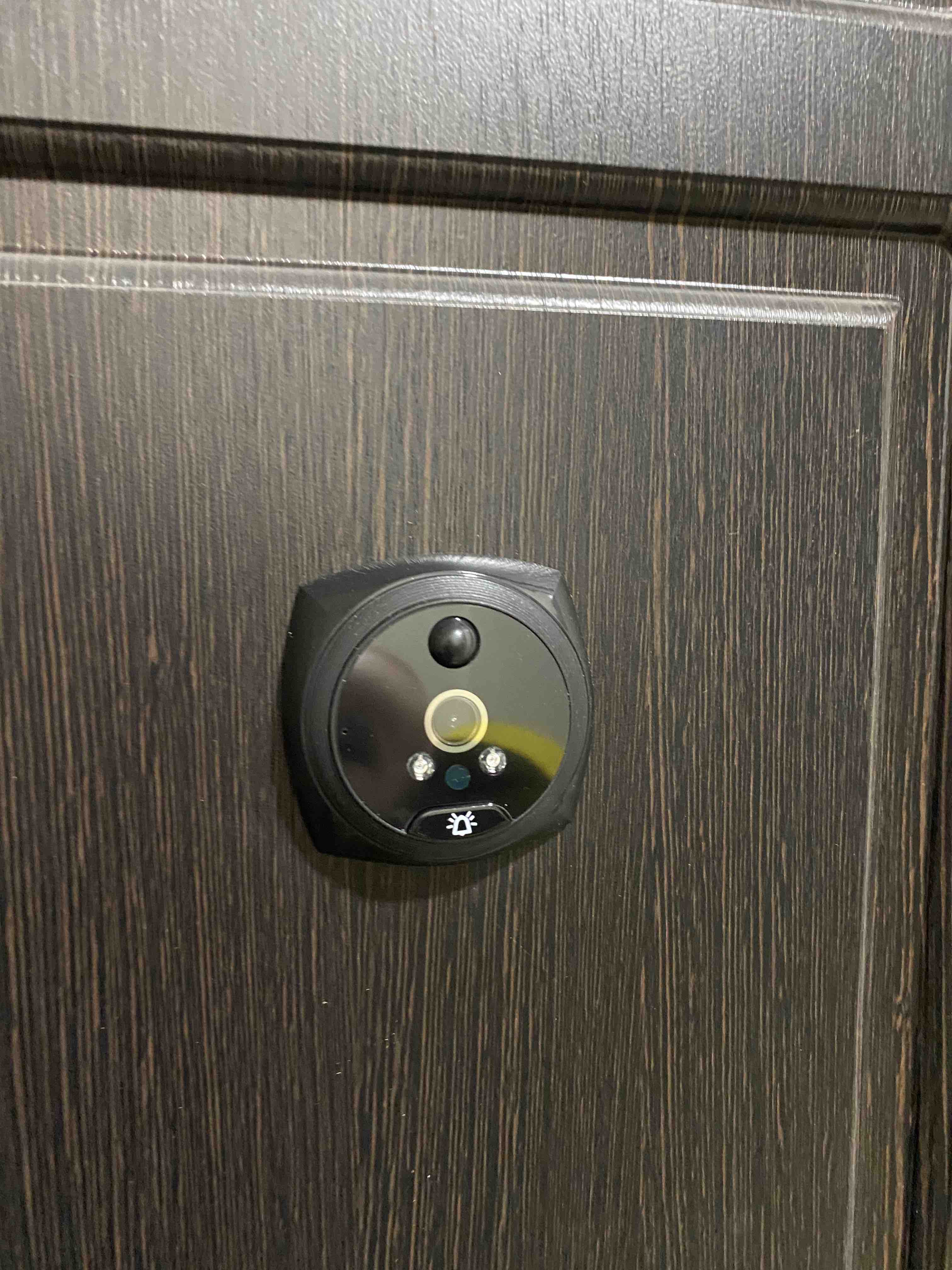 Видеоглазок в дверь с записью на SD карту, звонком и датчиком движения ...