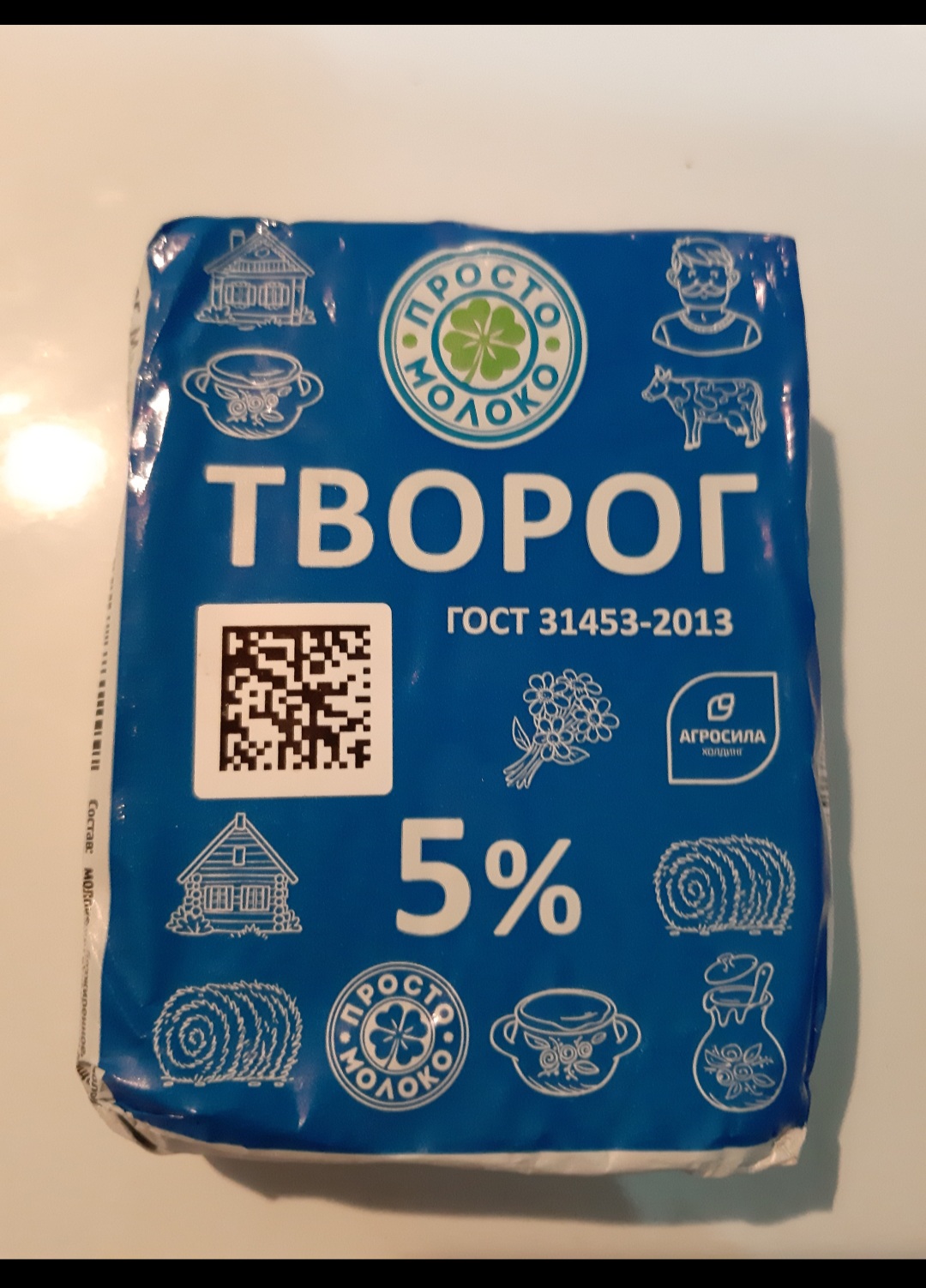 Творог Просто молоко 5% 180 г - купить в Москве, цены на Мегамаркет |  100028790607