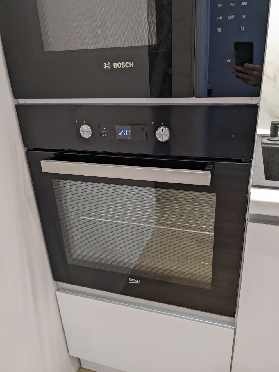 Встраиваемый электрический духовой шкаф beko bie21300b