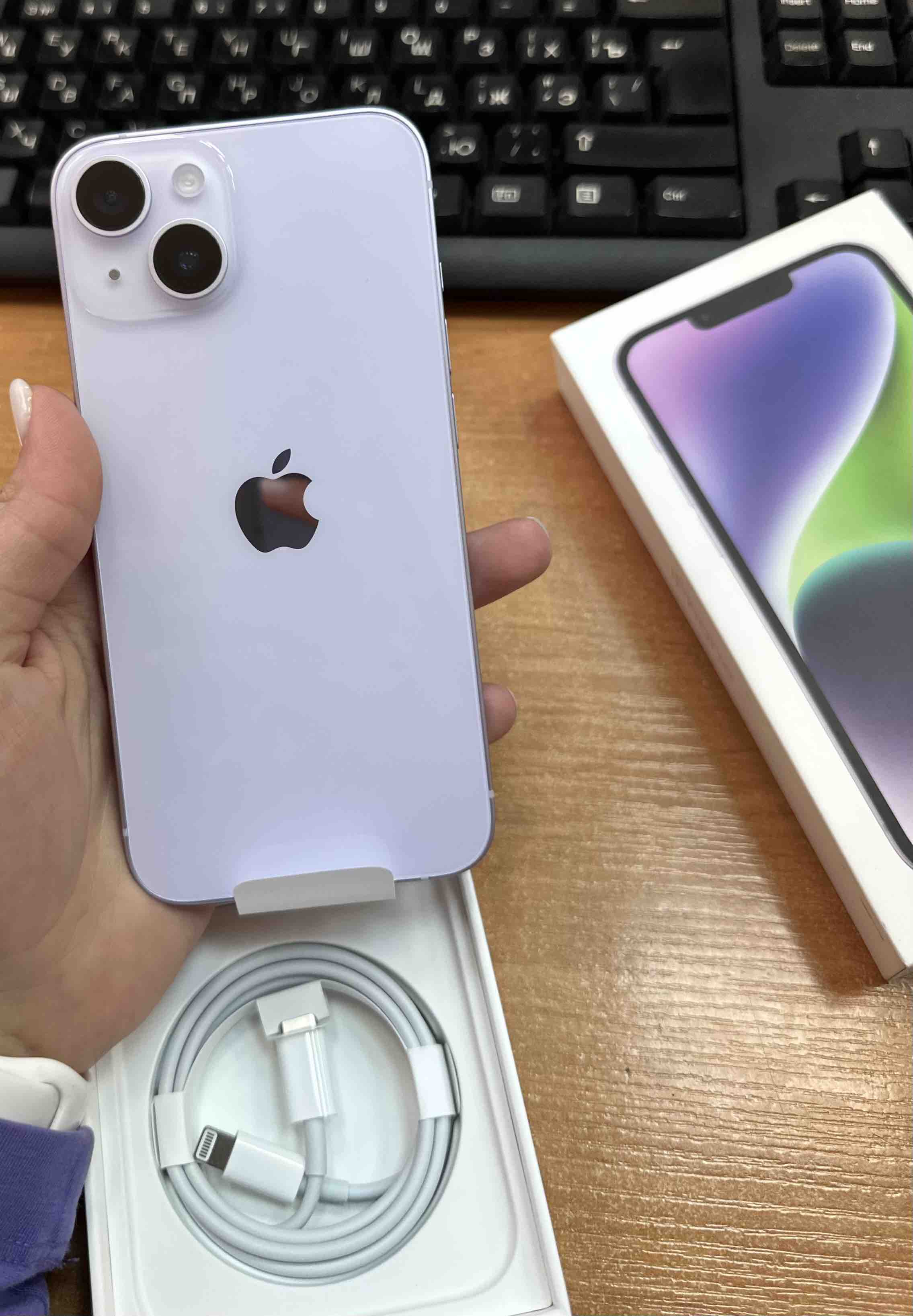 Смартфон Apple iPhone 14 128Gb Purple - купить в Эльдорадо, цена на  Мегамаркет
