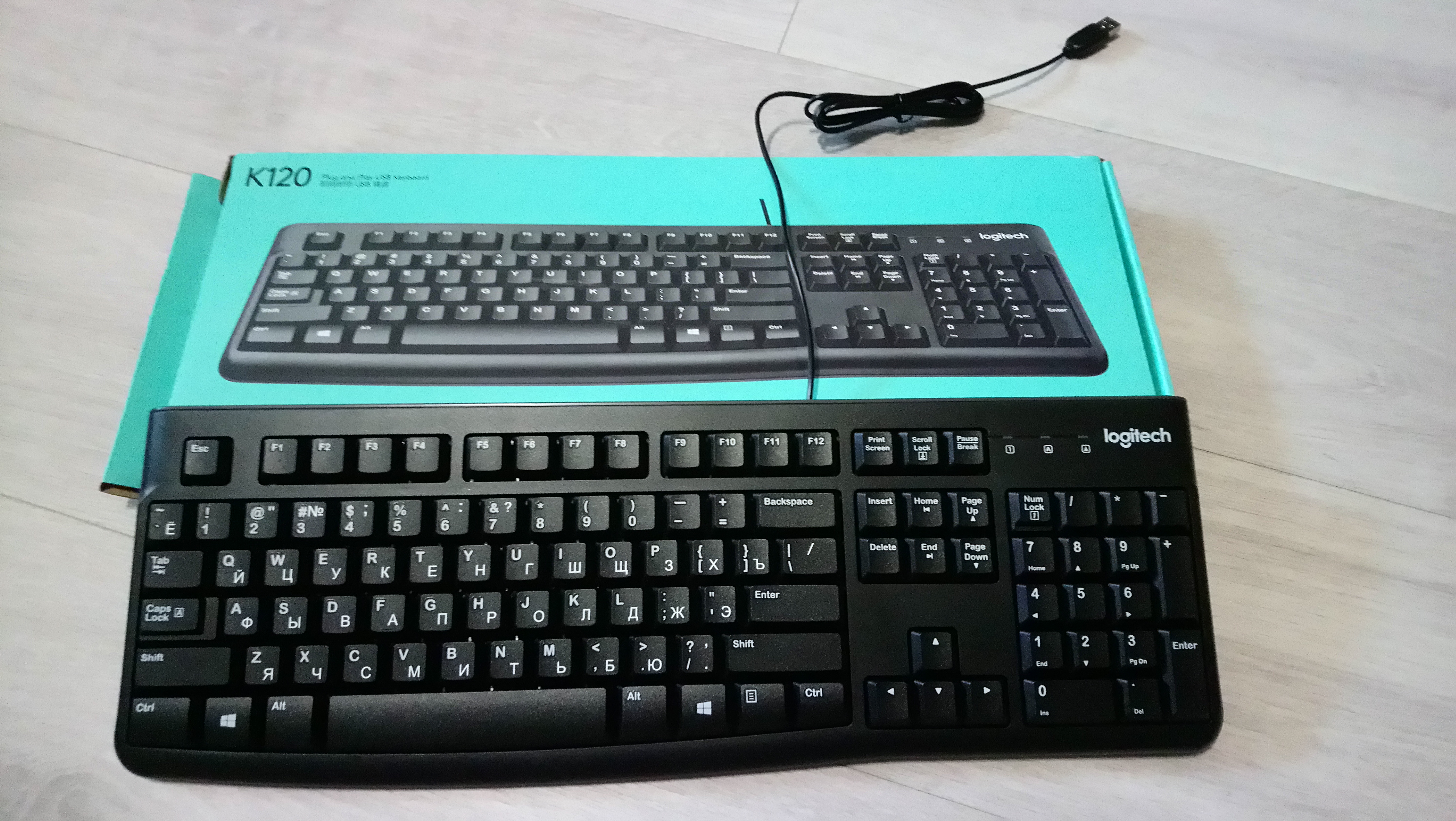 Проводная клавиатура Logitech K120 Black (920-002583) - отзывы покупателей  на маркетплейсе Мегамаркет | Артикул: 600011599660