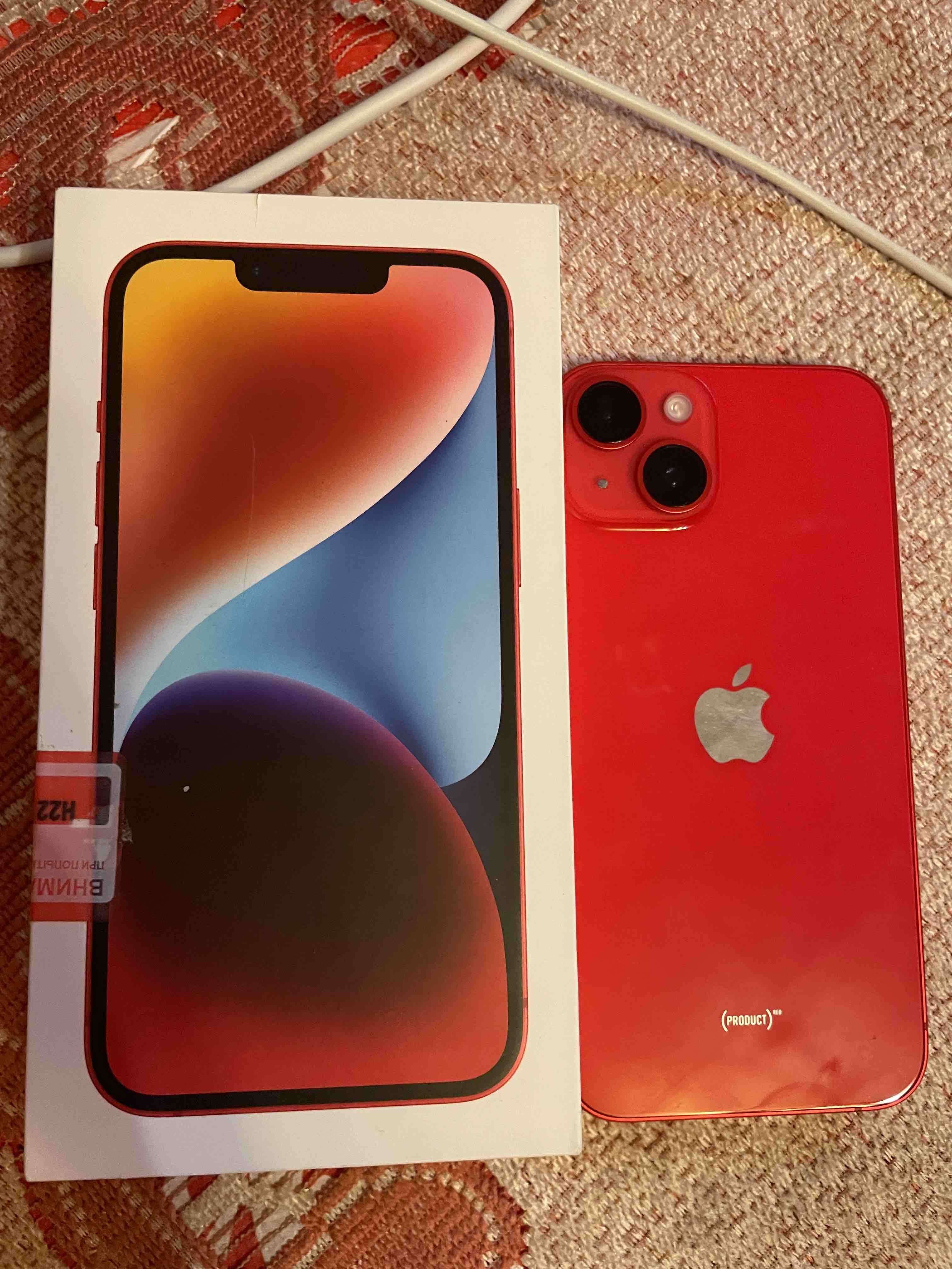 Смартфон Apple iPhone 14 128Gb PRODUCT (RED) (2sim) - отзывы покупателей на  маркетплейсе Мегамаркет | Артикул: 100040444135