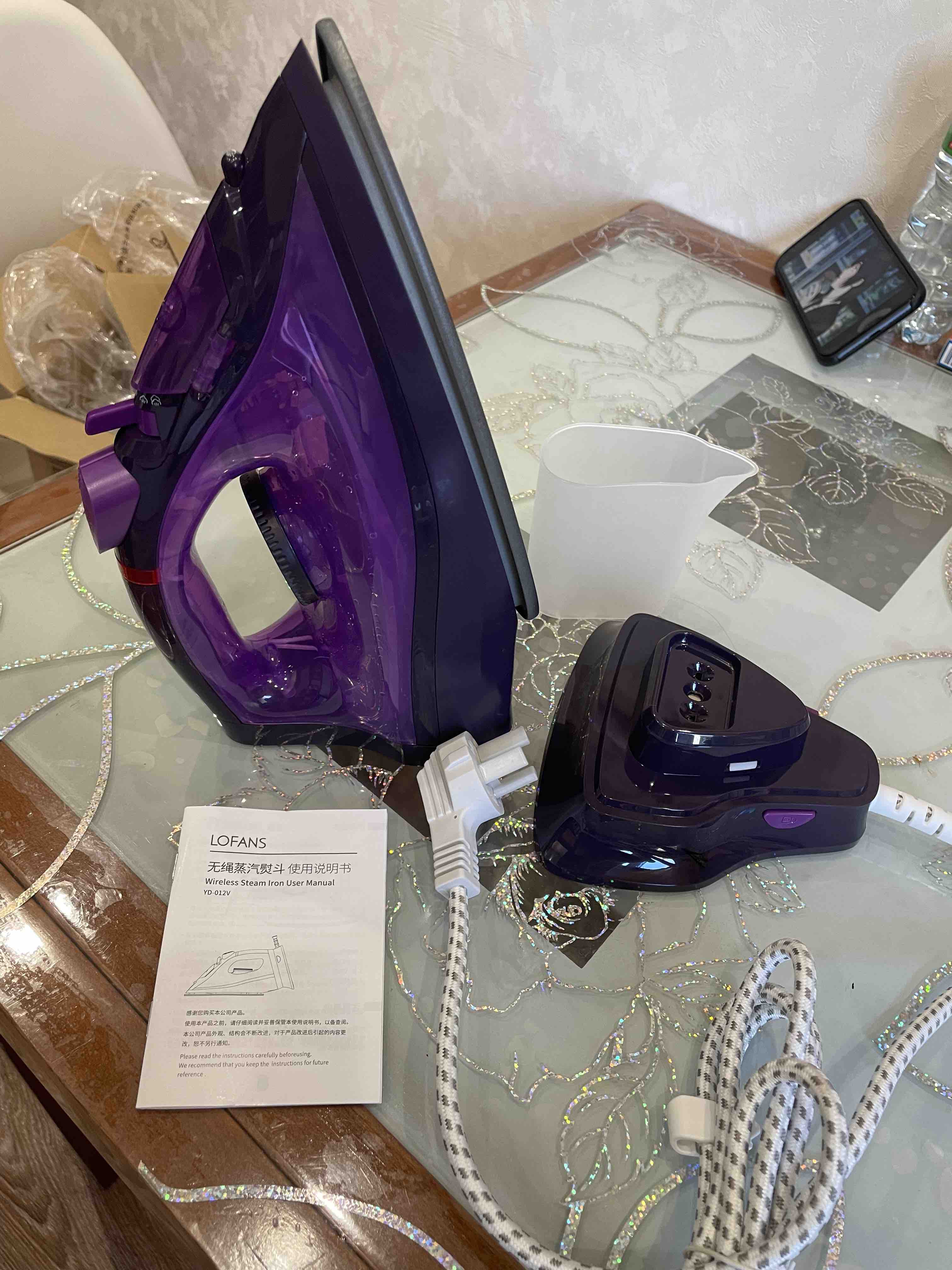 Утюг Lofans Steam Iron YD-012V Purple - отзывы покупателей на маркетплейсе  Мегамаркет | Артикул: 100028611756